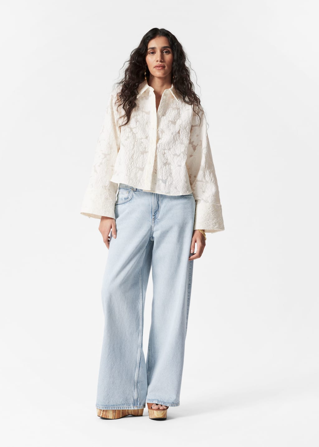 Image of Chemise jacquard
