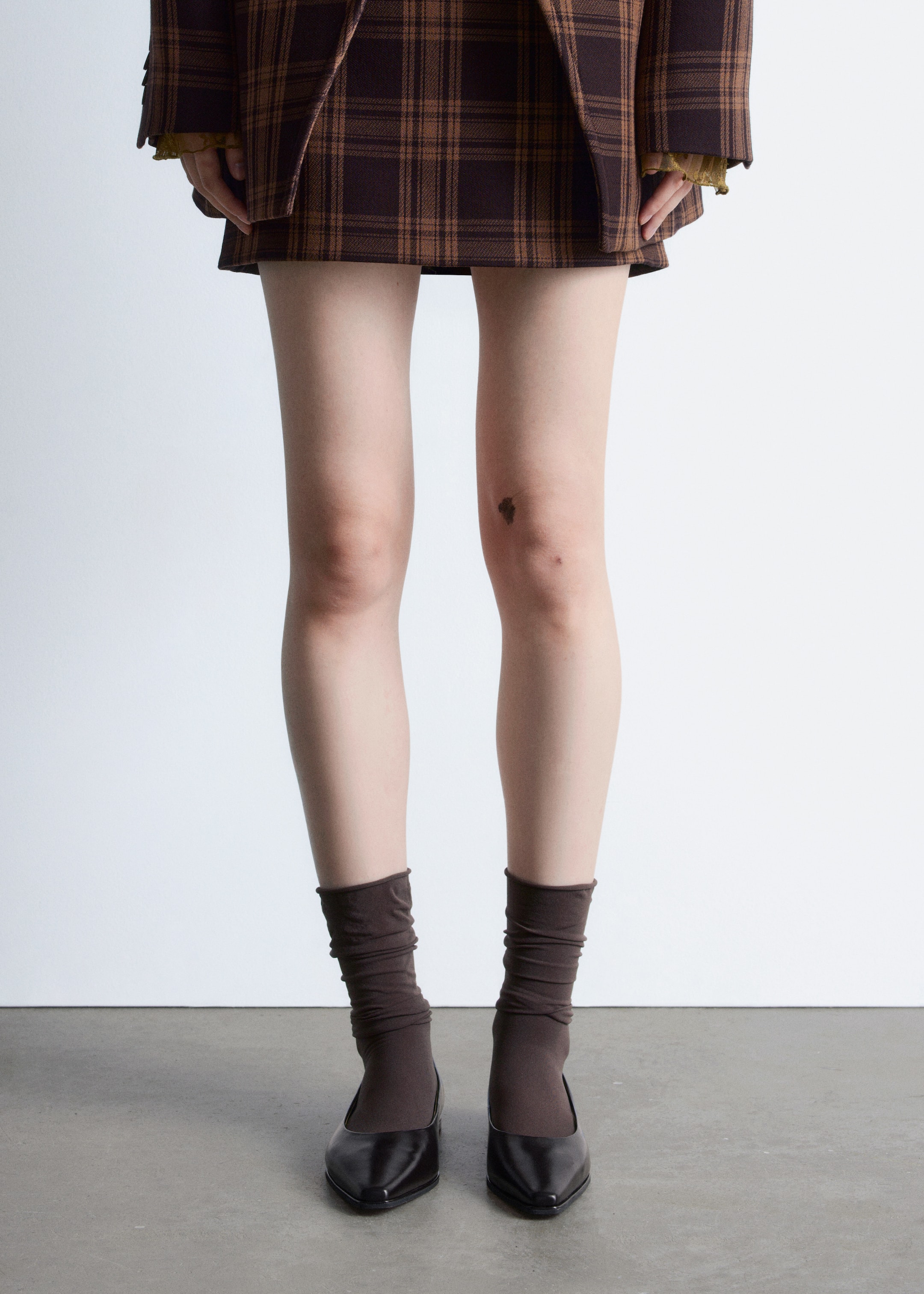 Visualizza immagine più grande: Ballerine in pelle - Marrone scuro - DONNA | H&M IT 1