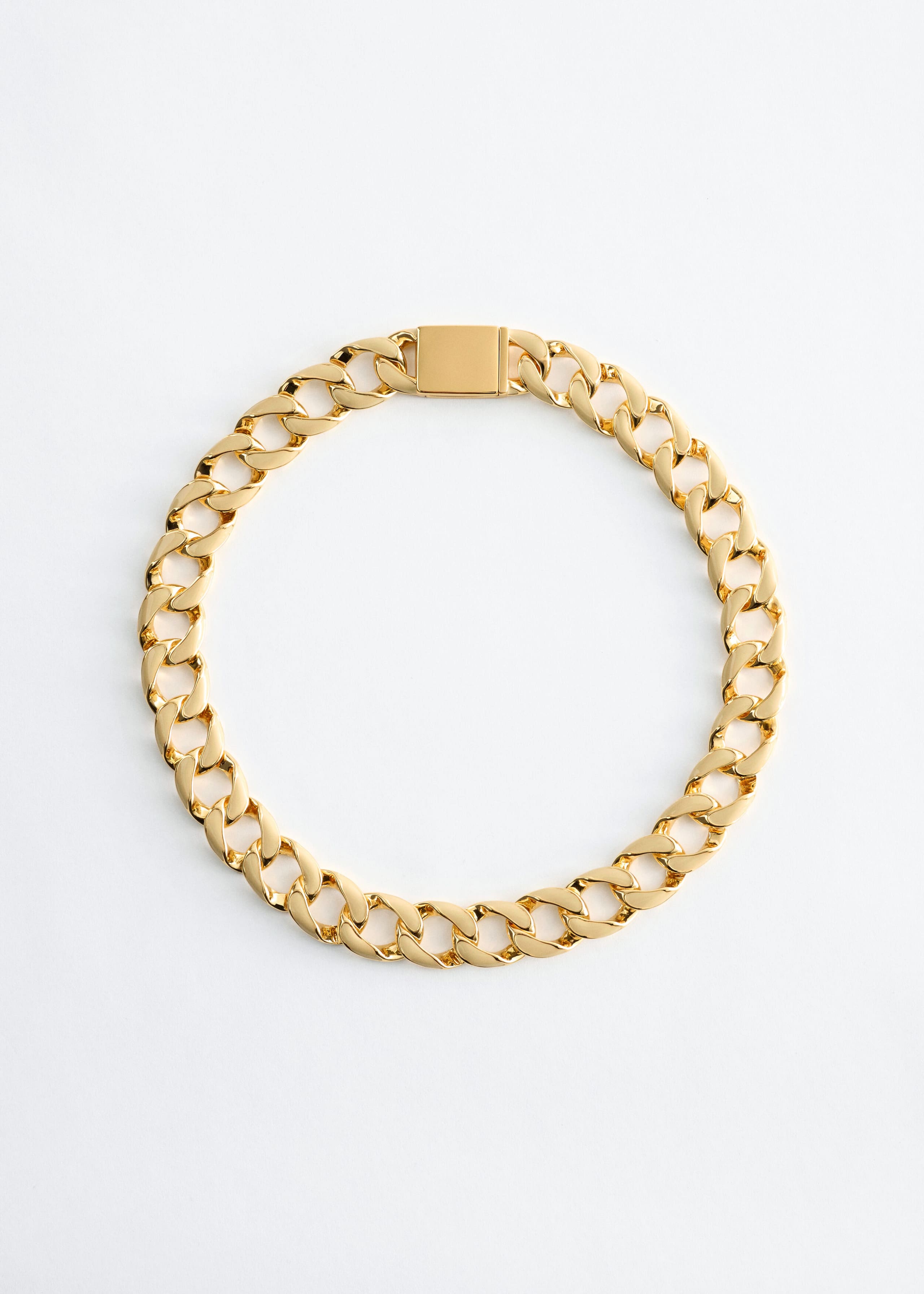 Markante Panzerkette - Silber - Stillleben