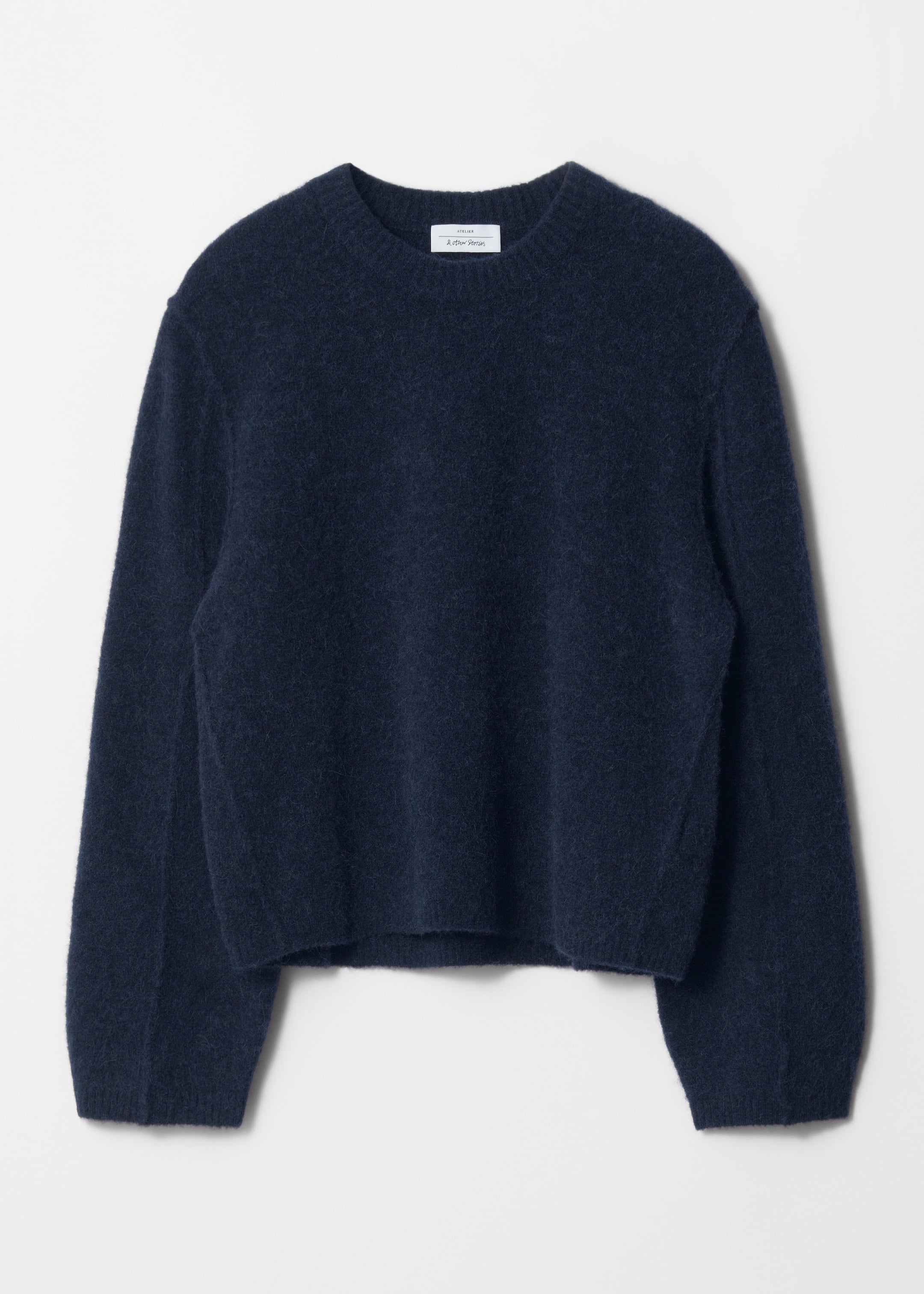Größeres Bild anzeigen: Strickpullover aus Alpaka-Mix - Navyblau - Ladies | H&M AT 1