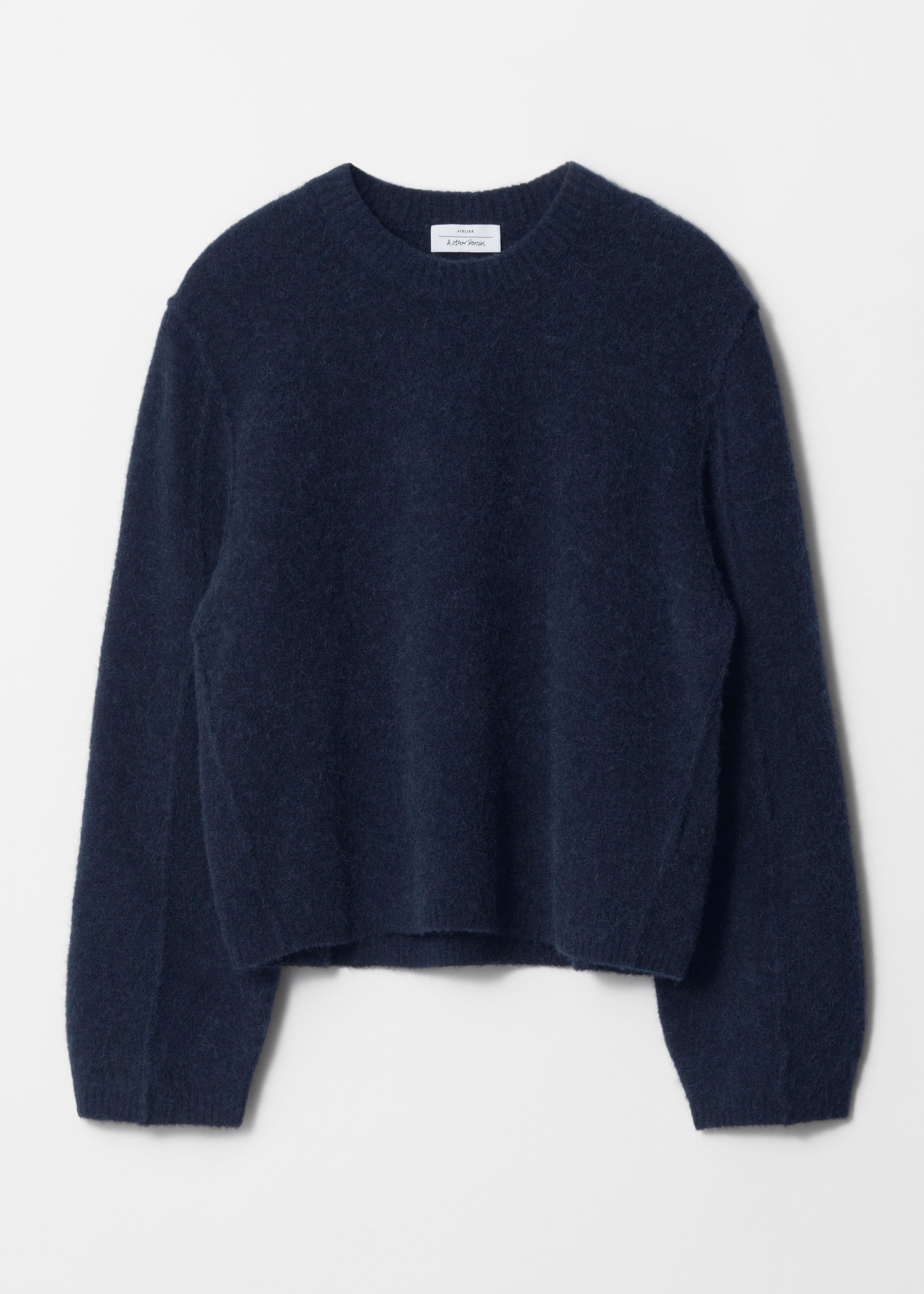 Jersey de punto con mezcla de alpaca - Coral - Bodegón