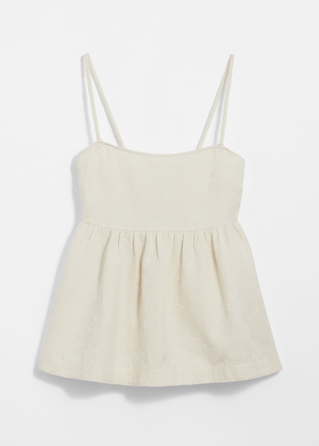 Rope-Strap Top - Light Beige - Still Life
