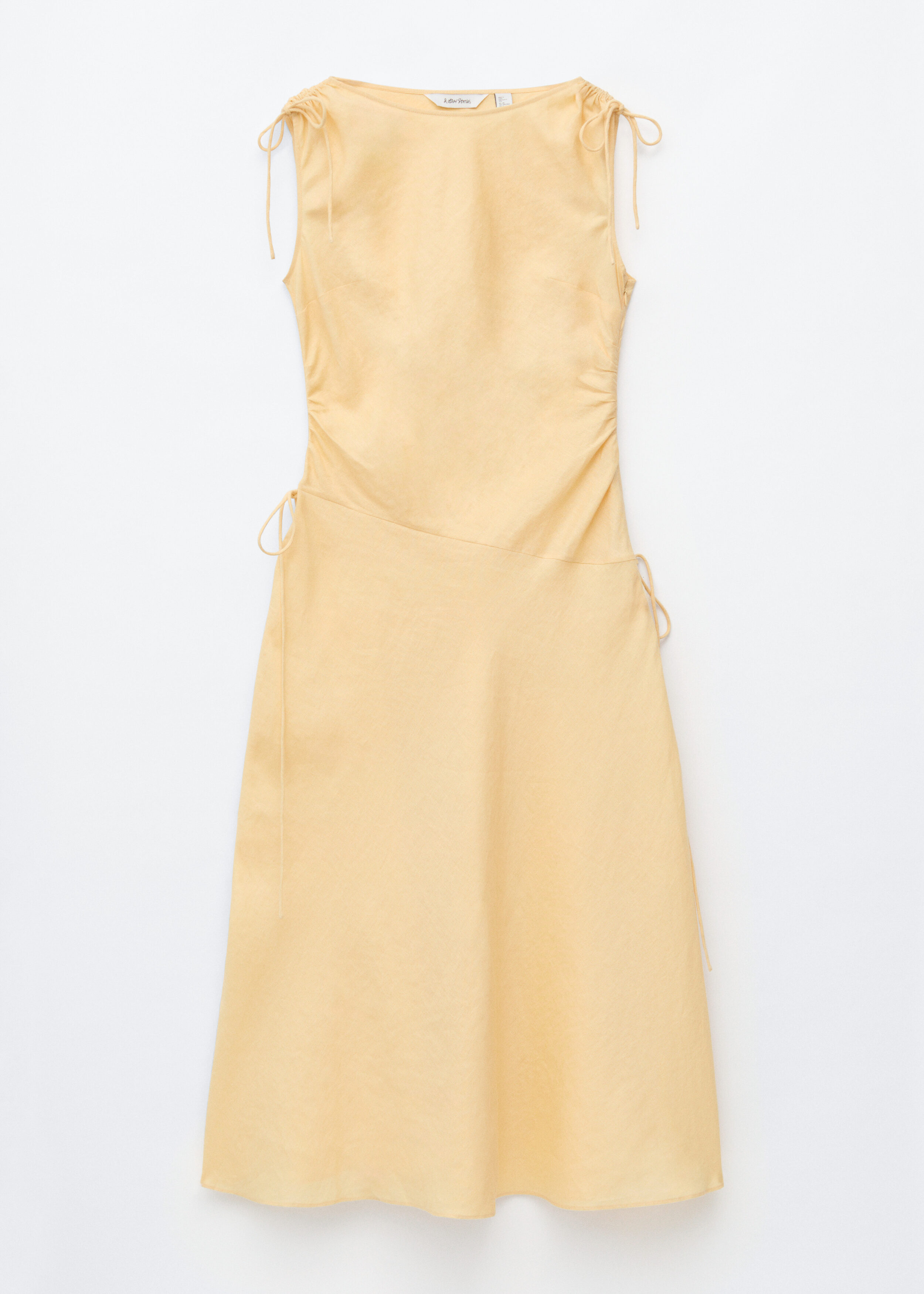 chinese dress ladies Zara Women's Boho Halter Neck Midi Dress | S UK8