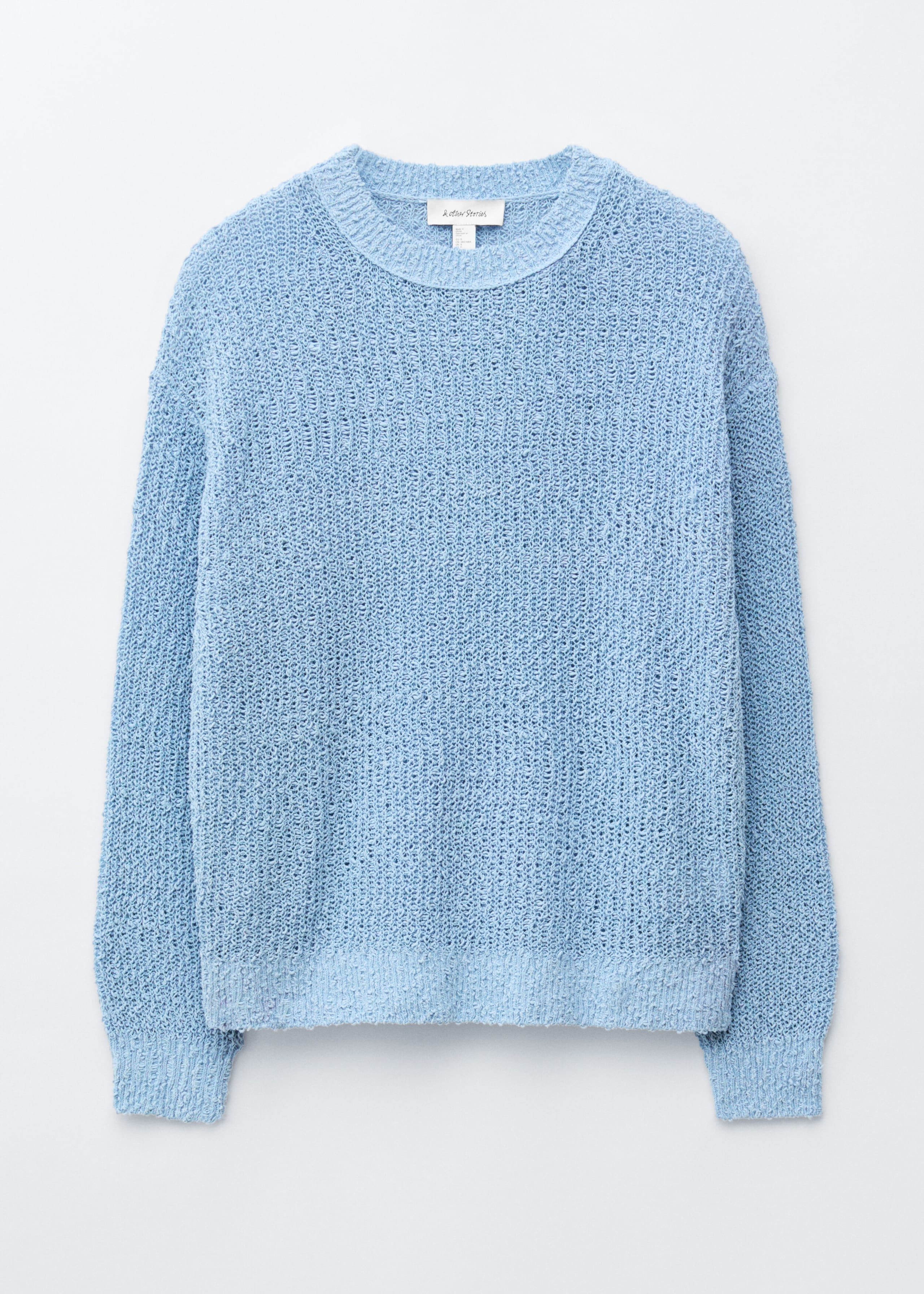 Image of Pull en maille de soie mélangée