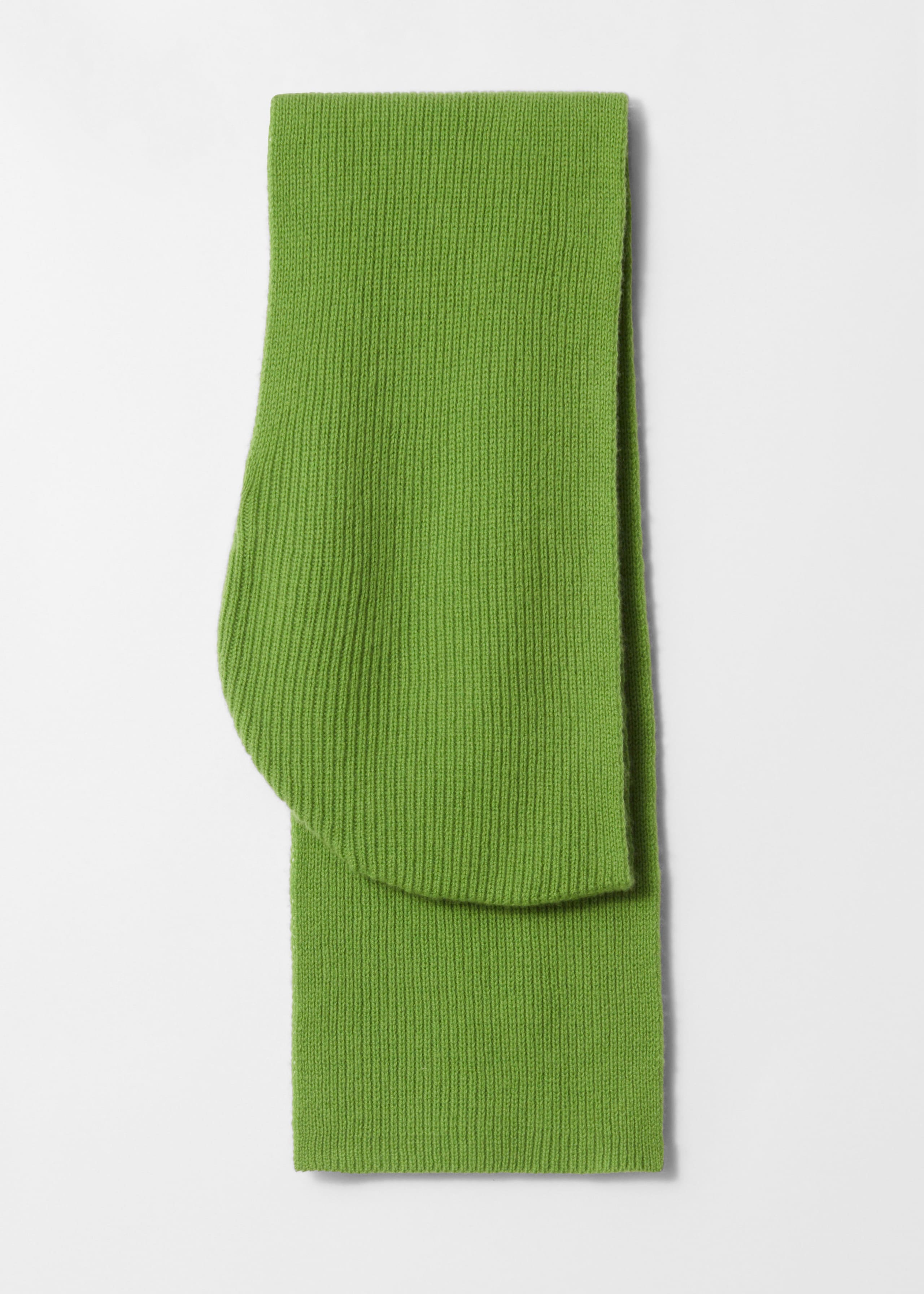 Hooded Wool Scarf - Black - Still Life