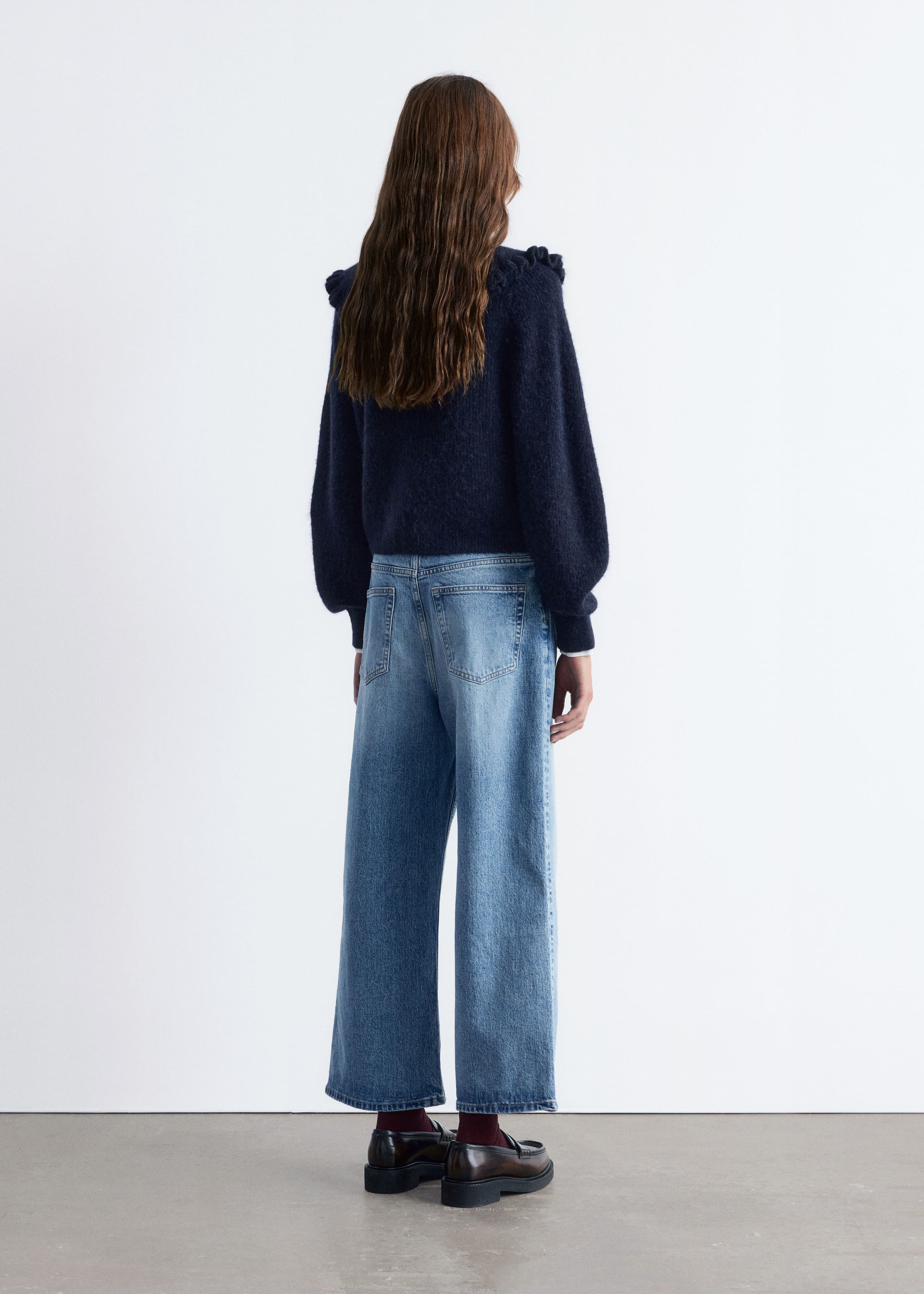 Image of Peter Pan-collar Cardigan