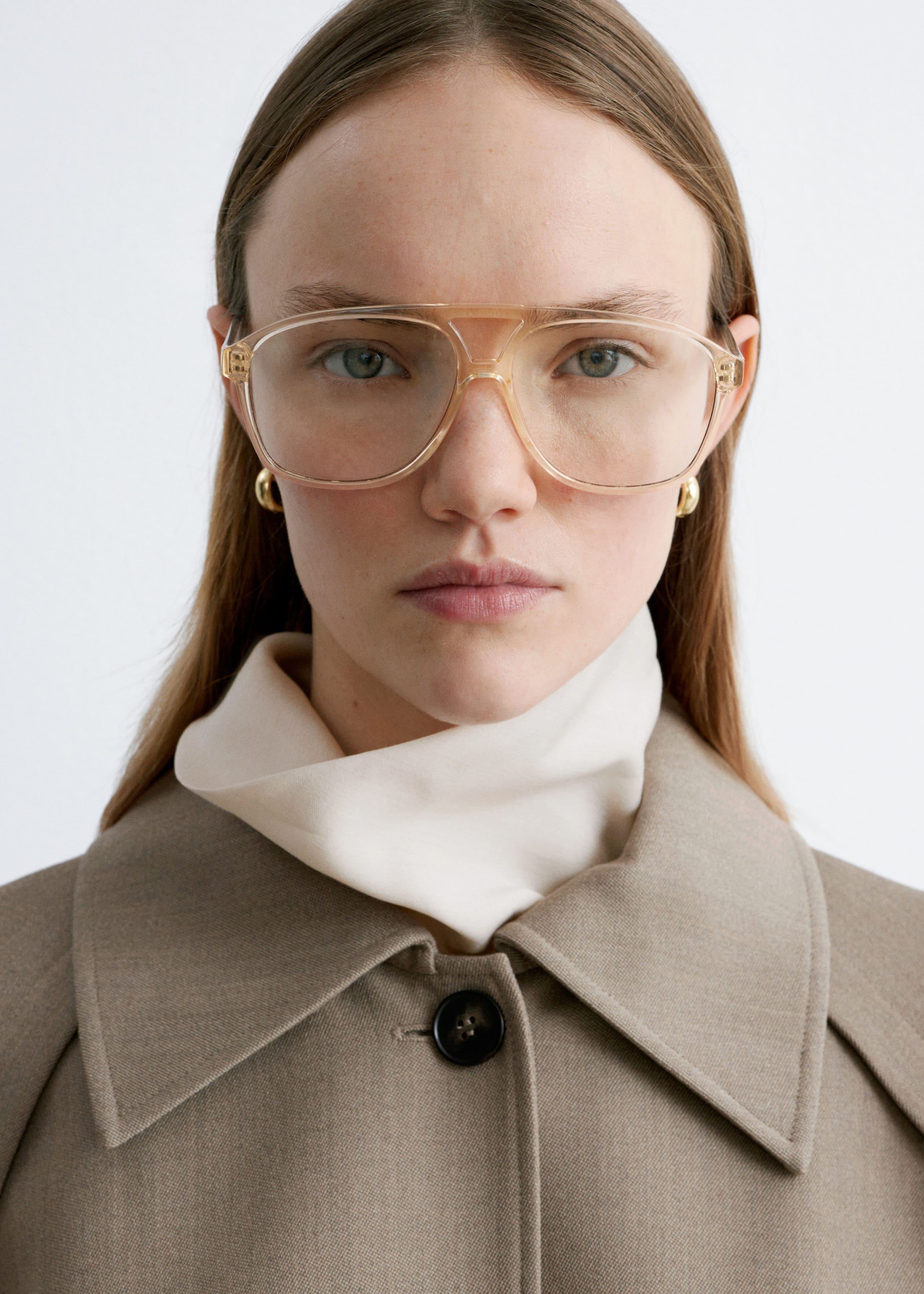 Image of Oversized-Sonnenbrille im Piloten-Stil