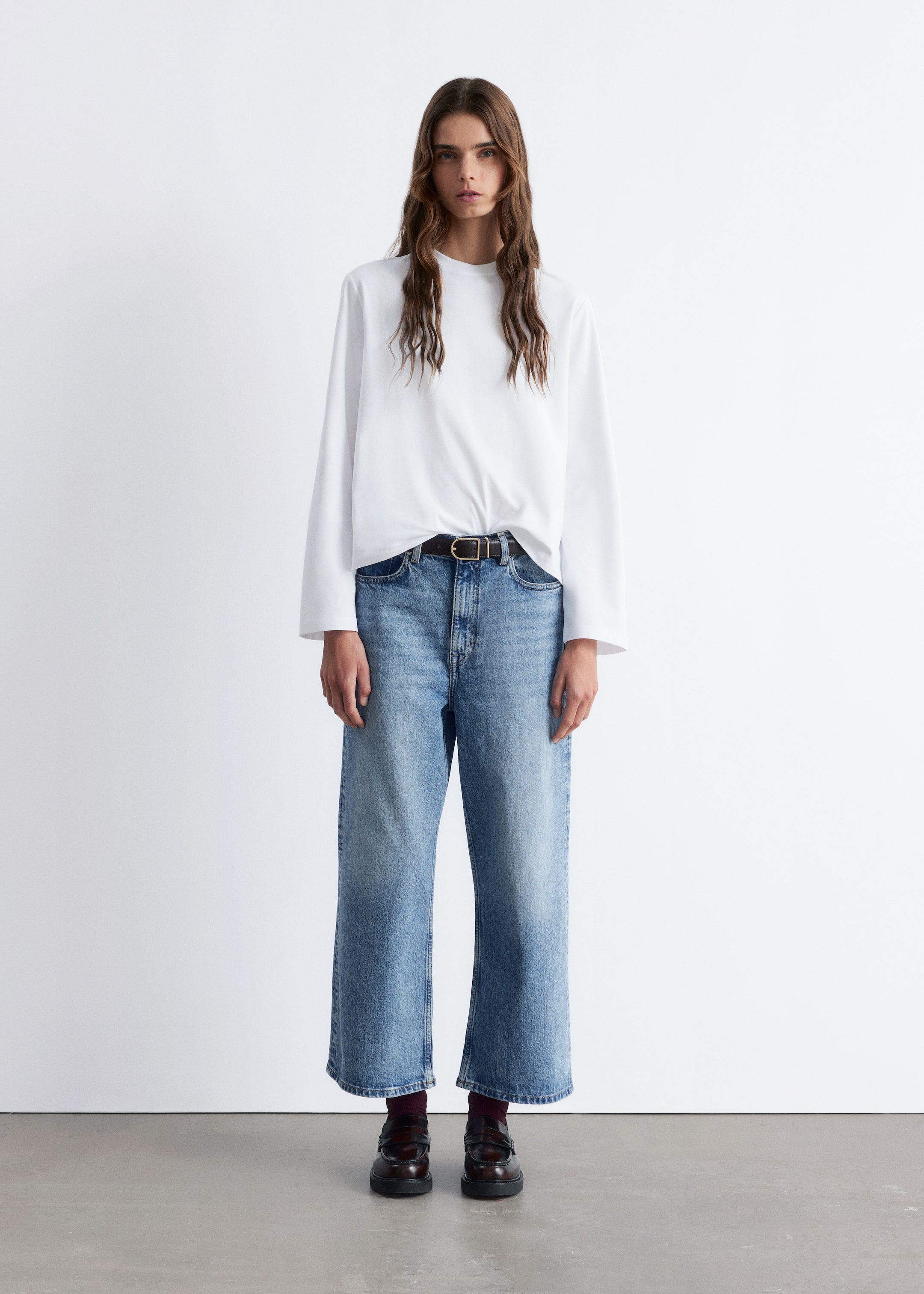 Größeres Bild anzeigen: Langarmshirt aus Jersey - Weiß - Ladies | H&M AT 3