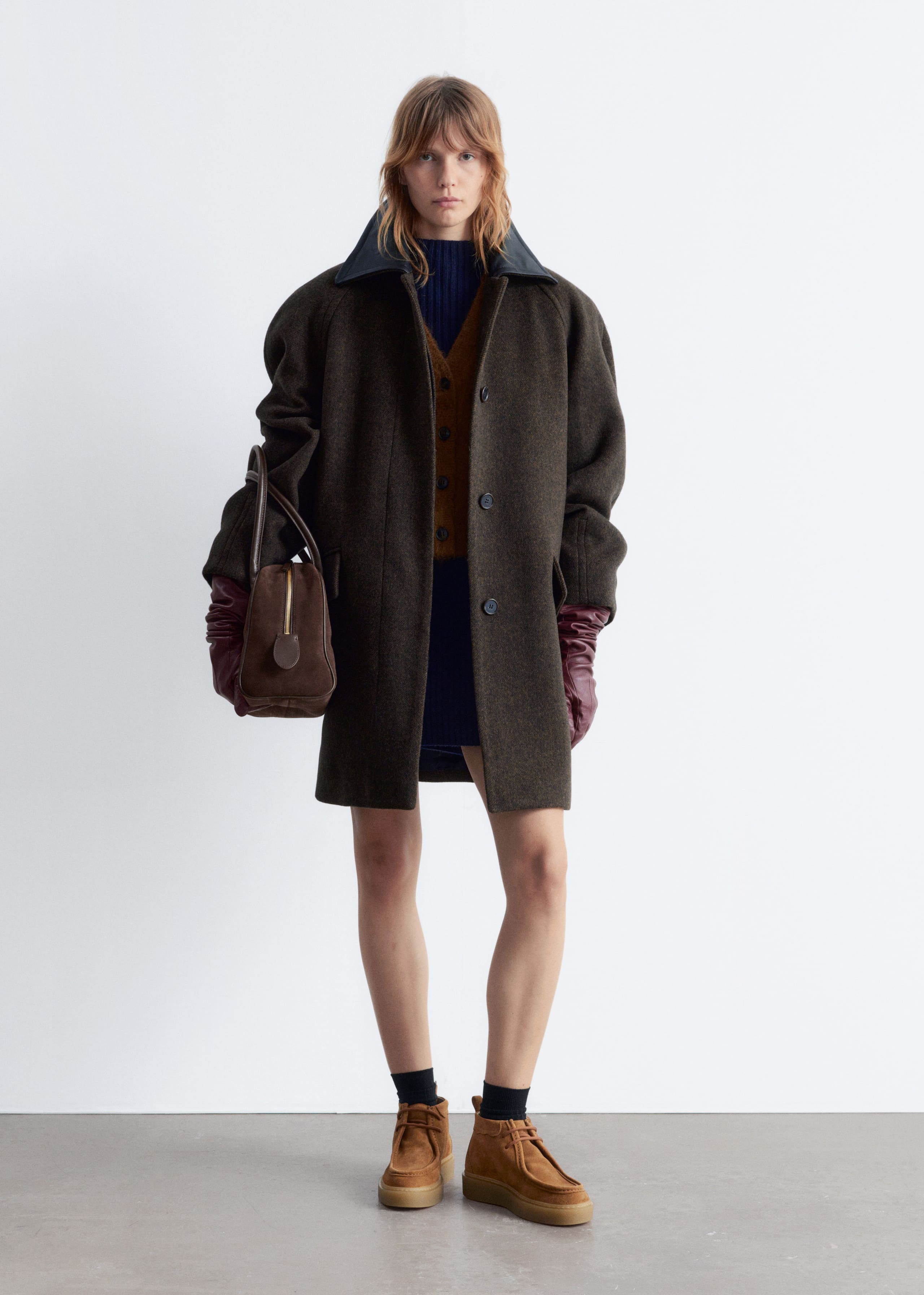 Image of Desert Boots aus Veloursleder mit Plateausohle