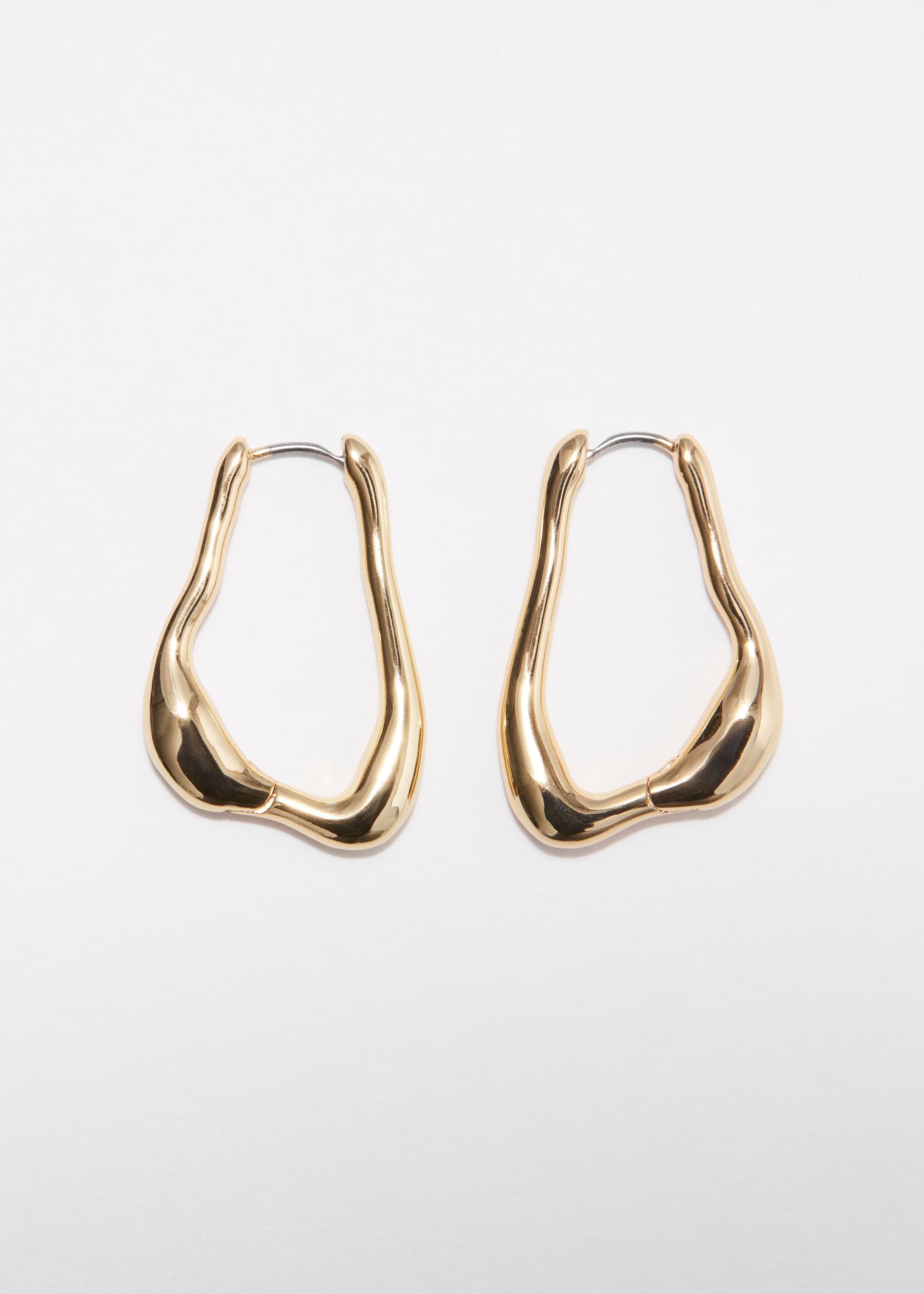 Zobrazit větší obrázek: Irregular Hoop Earrings - Zlatá - ŽENY | H&M CZ 1