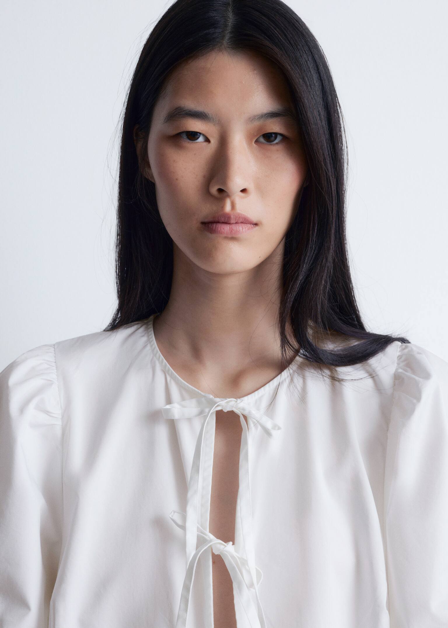 Minivestido peplum - Blanco/Rojo/Rayas amarillas/Rosa oscuro - 4