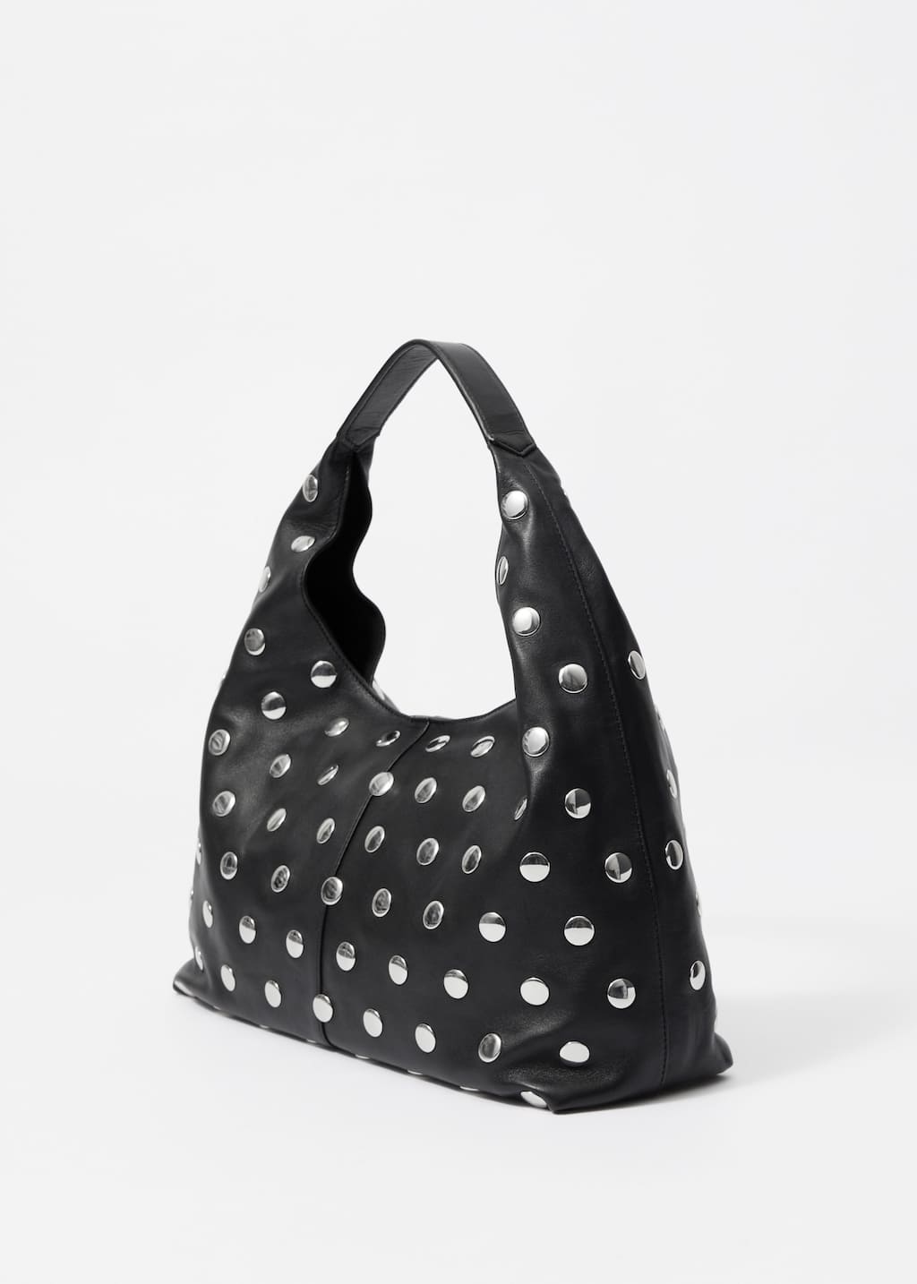 Image of Studded Leather Tote Bag