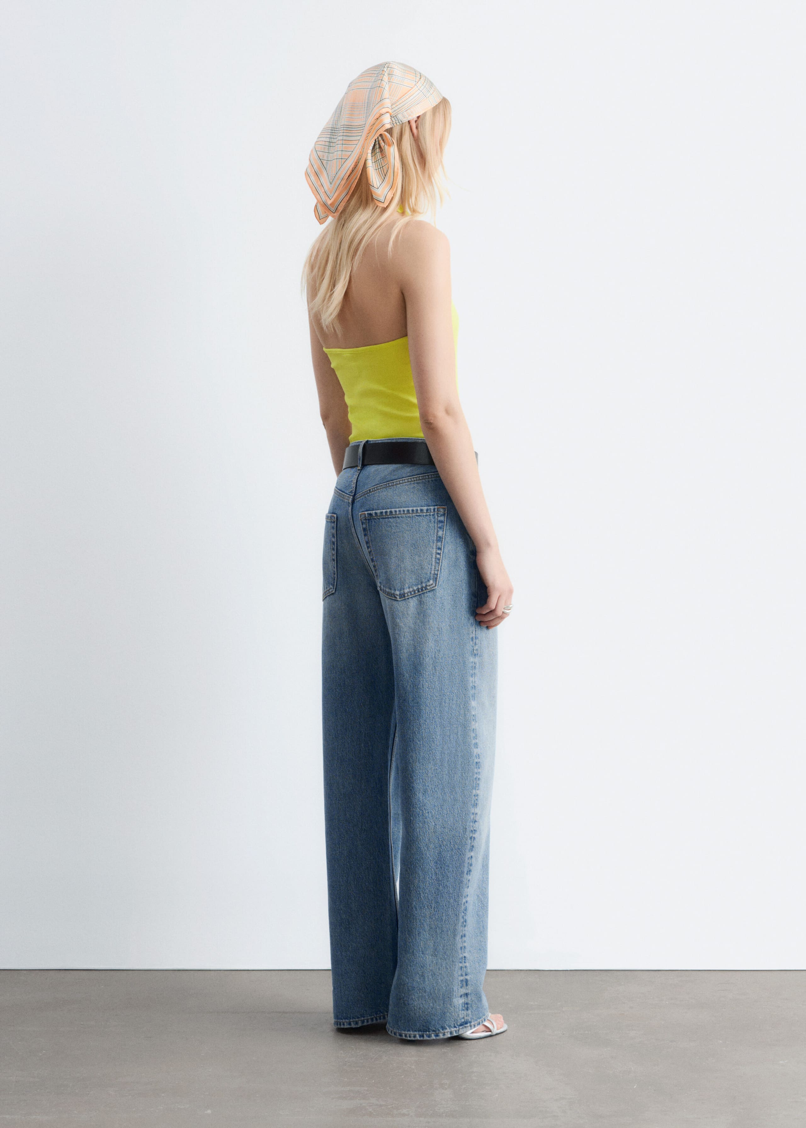 Image of Halter-Neck Jersey Bodysuit