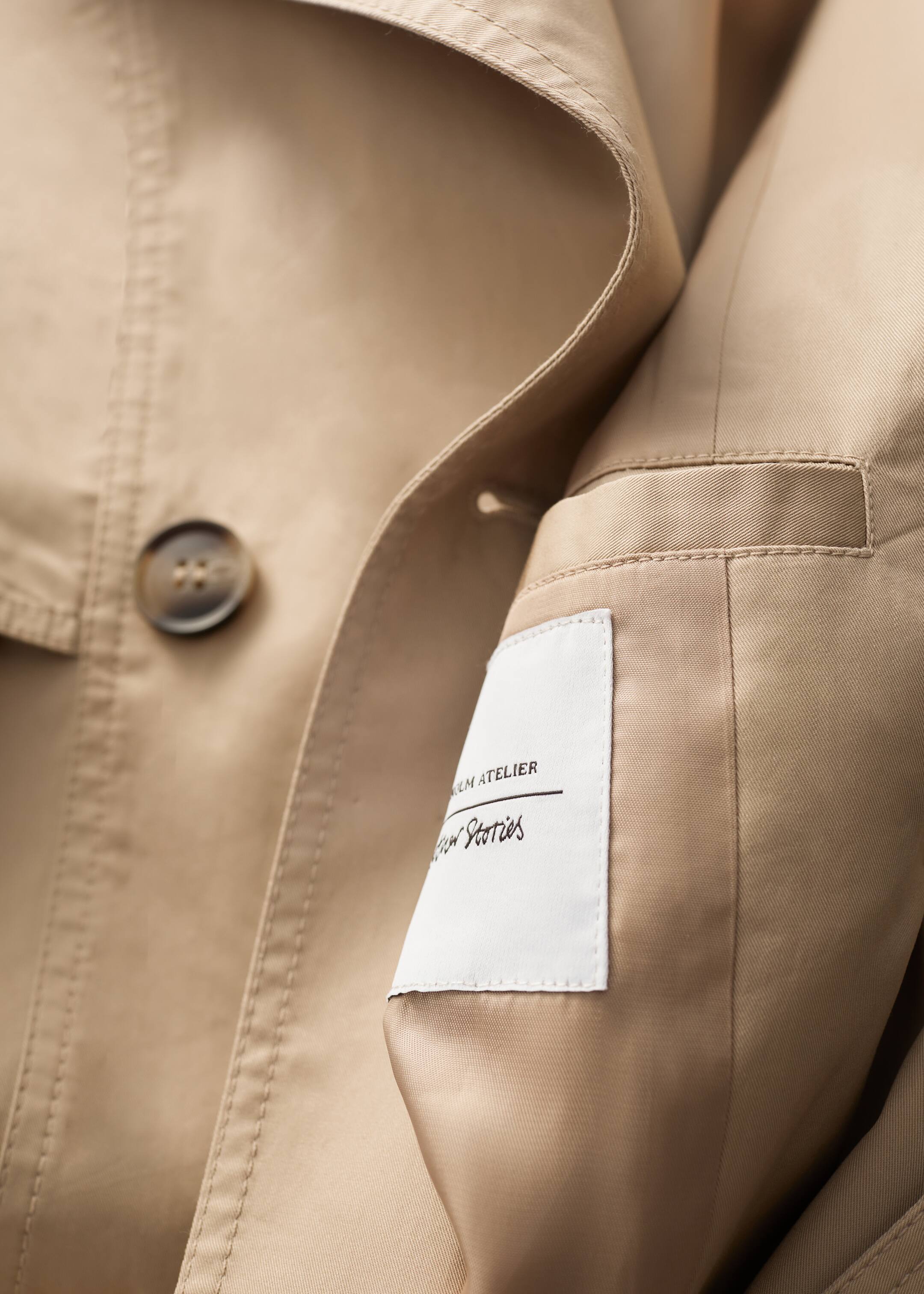 Ingrandisci l'immagine: Buckle-Belt Trench Coat - Beige - DONNA | H&M CH 3