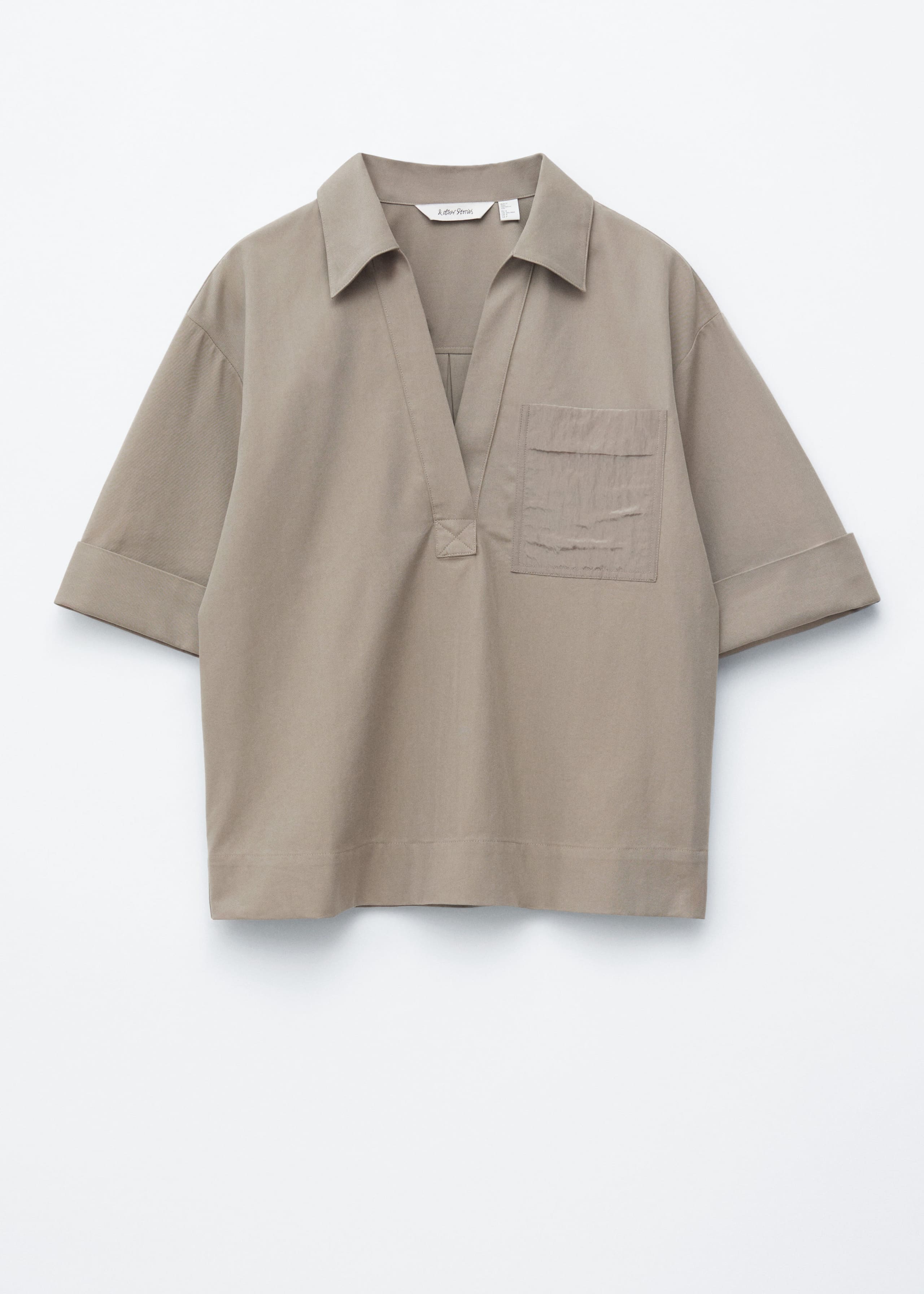Image of Boxy Short-Sleeve Shirt