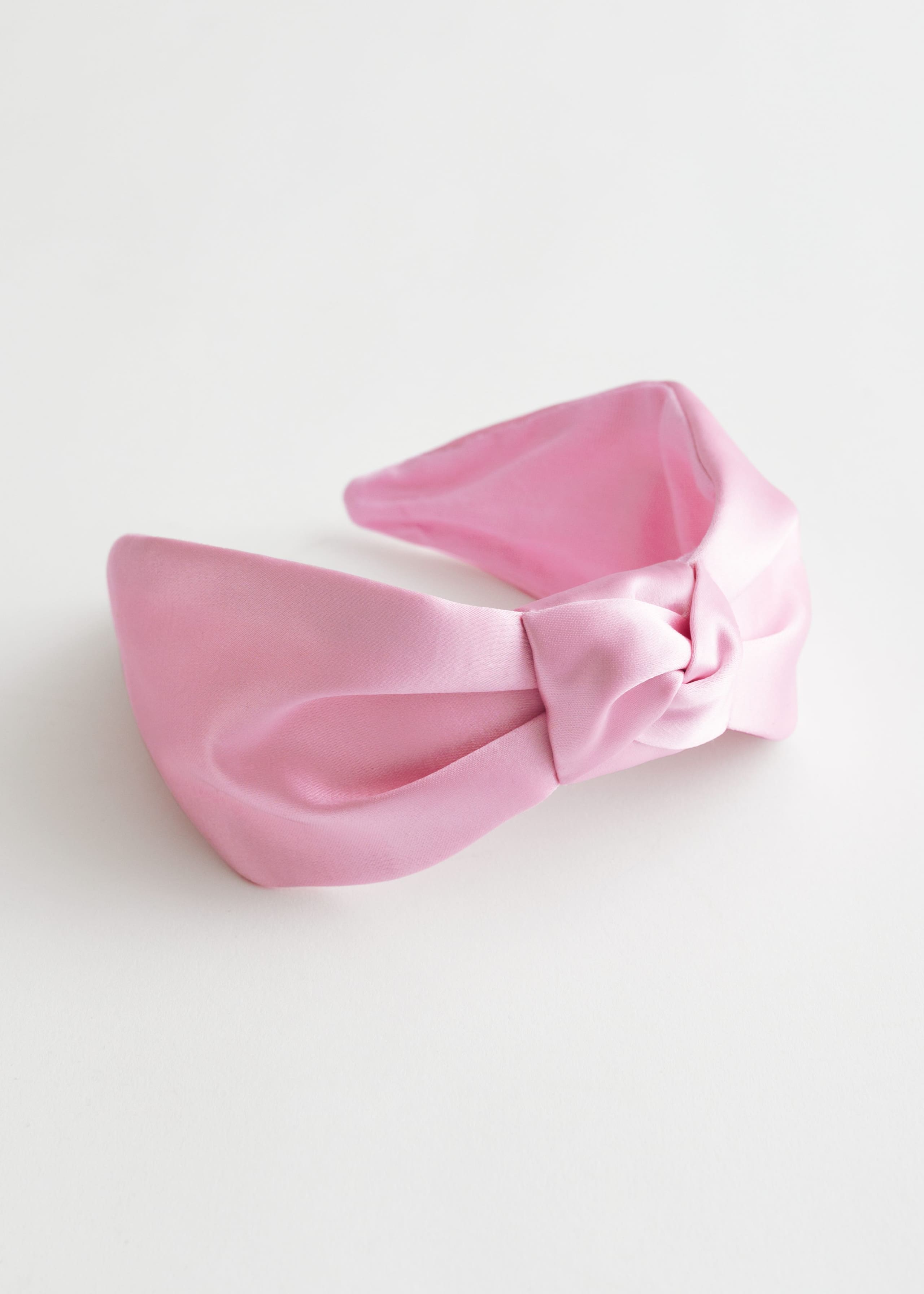 Satin Alice Headband - Pink - Bodegón