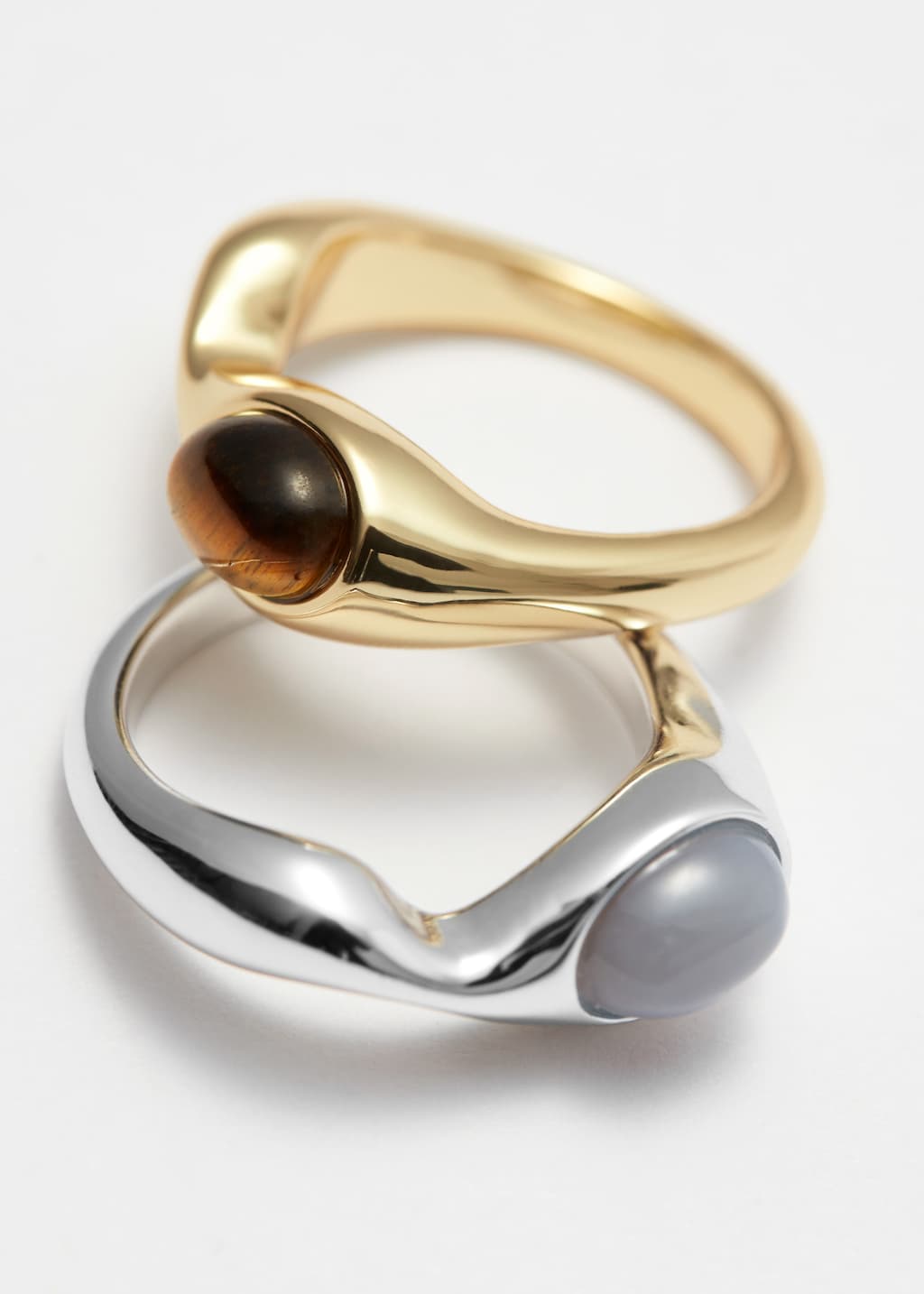 Asymmetric Stone Ring - {{variantName}} - Descriptive Detail