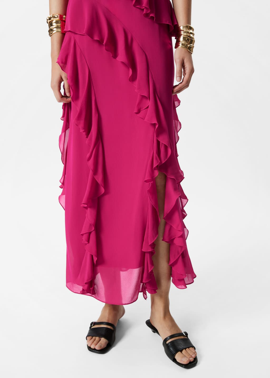 Image of Maxikleid mit Volants