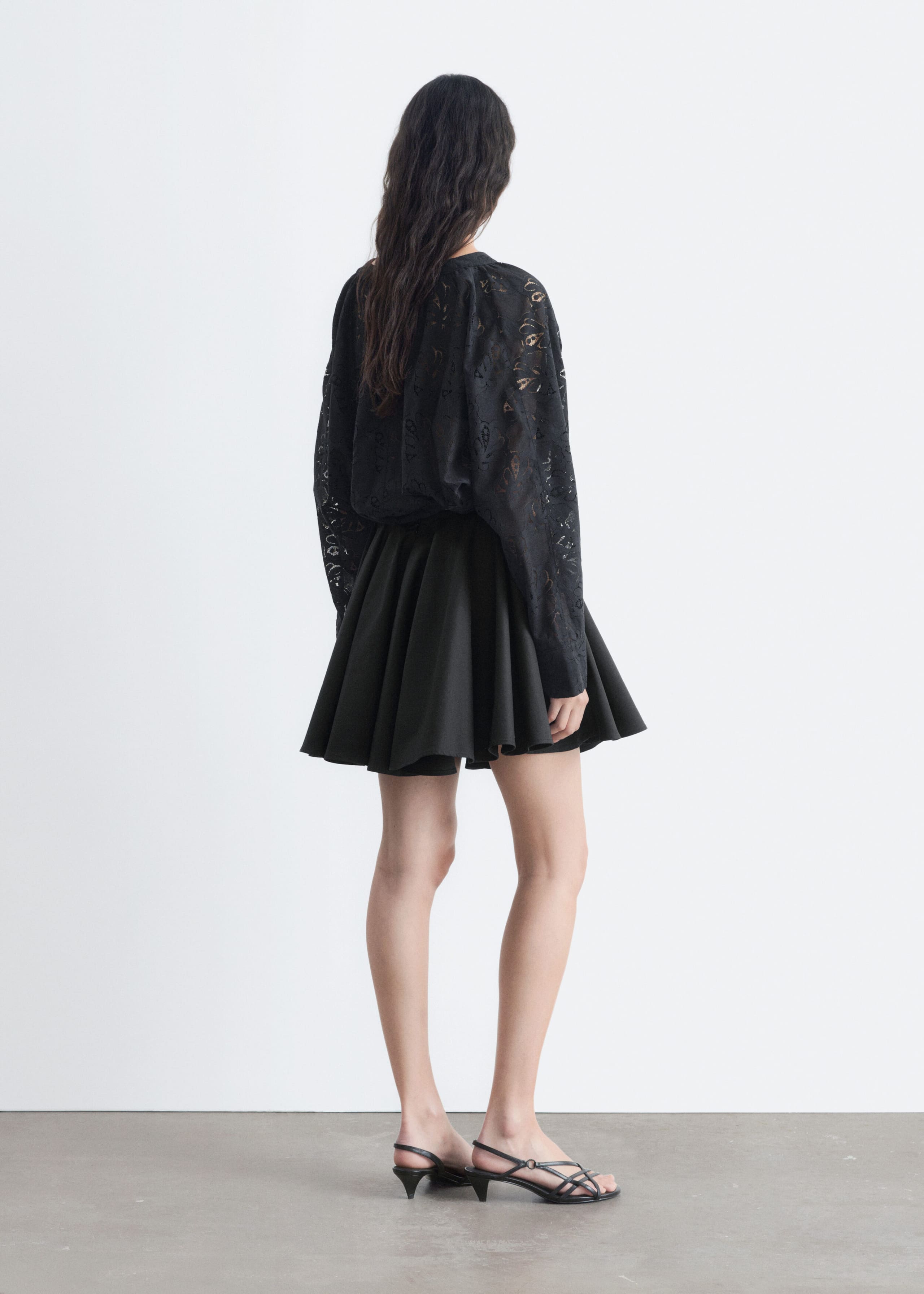 Lace Blouse - White - Lookbook