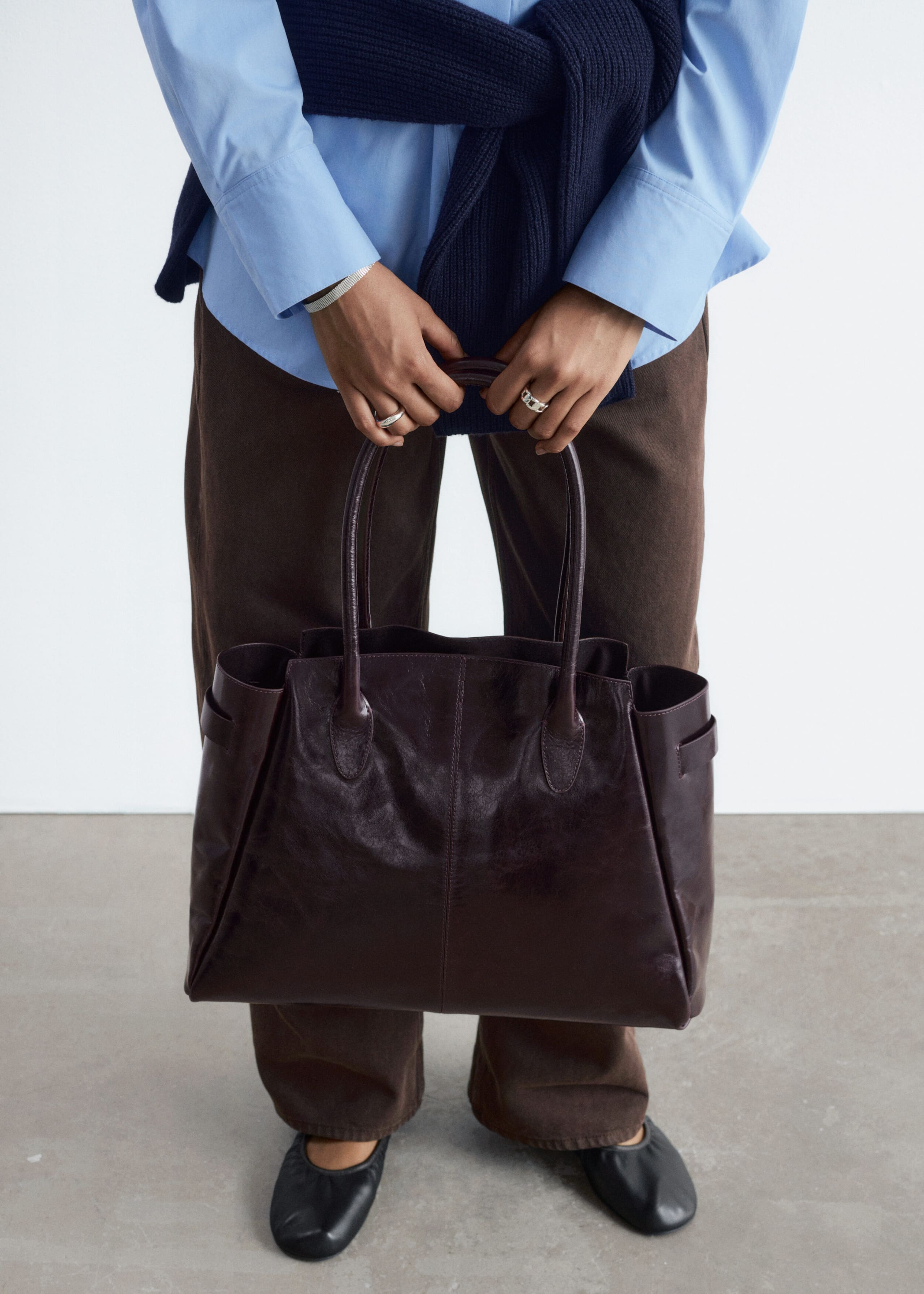 Tote Bag - Dark Brown - Lookbook