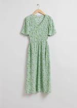 Light Green Floral Print