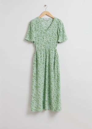 Light Green Floral Print