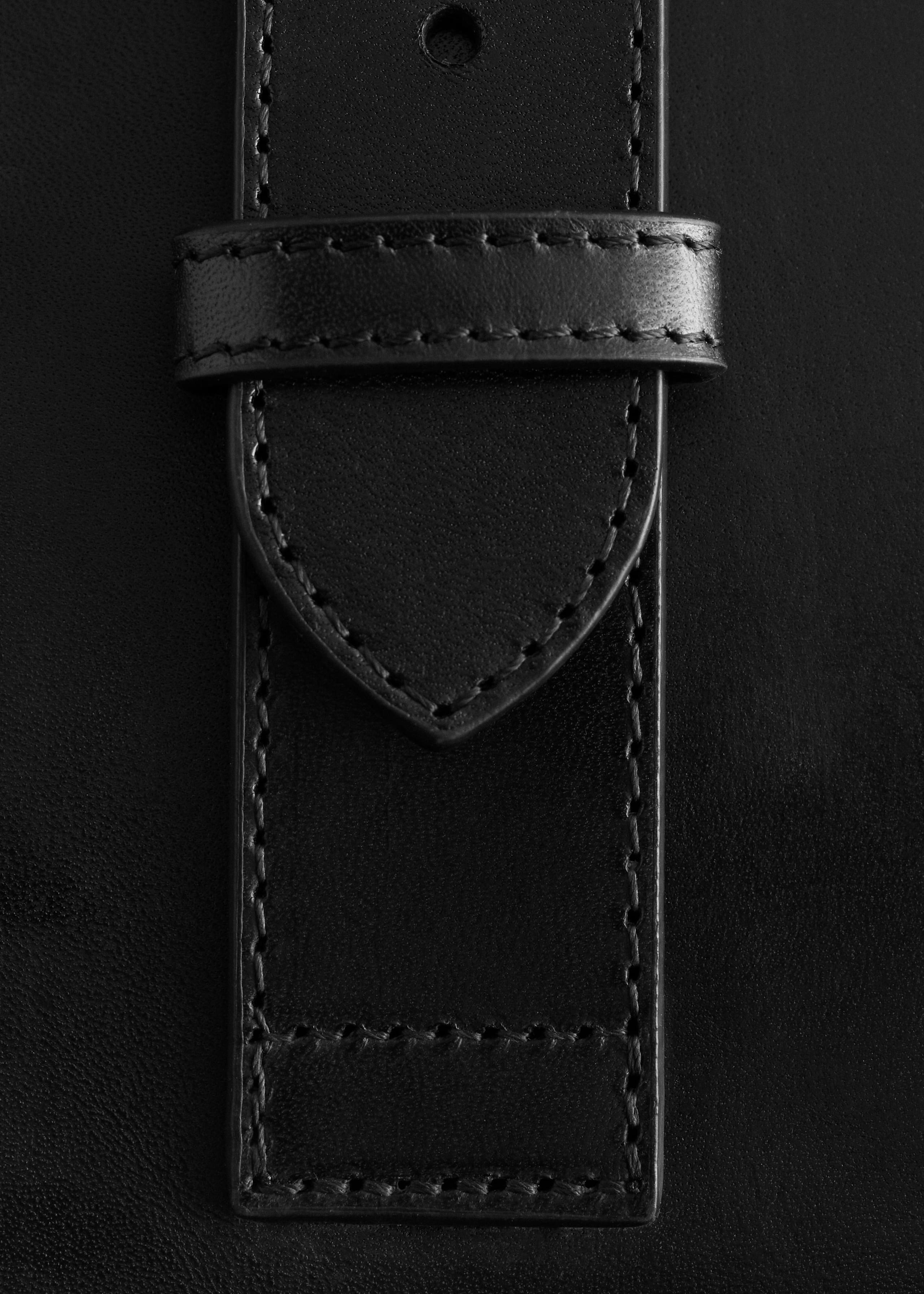 Image of Wide Leather Waist Belt