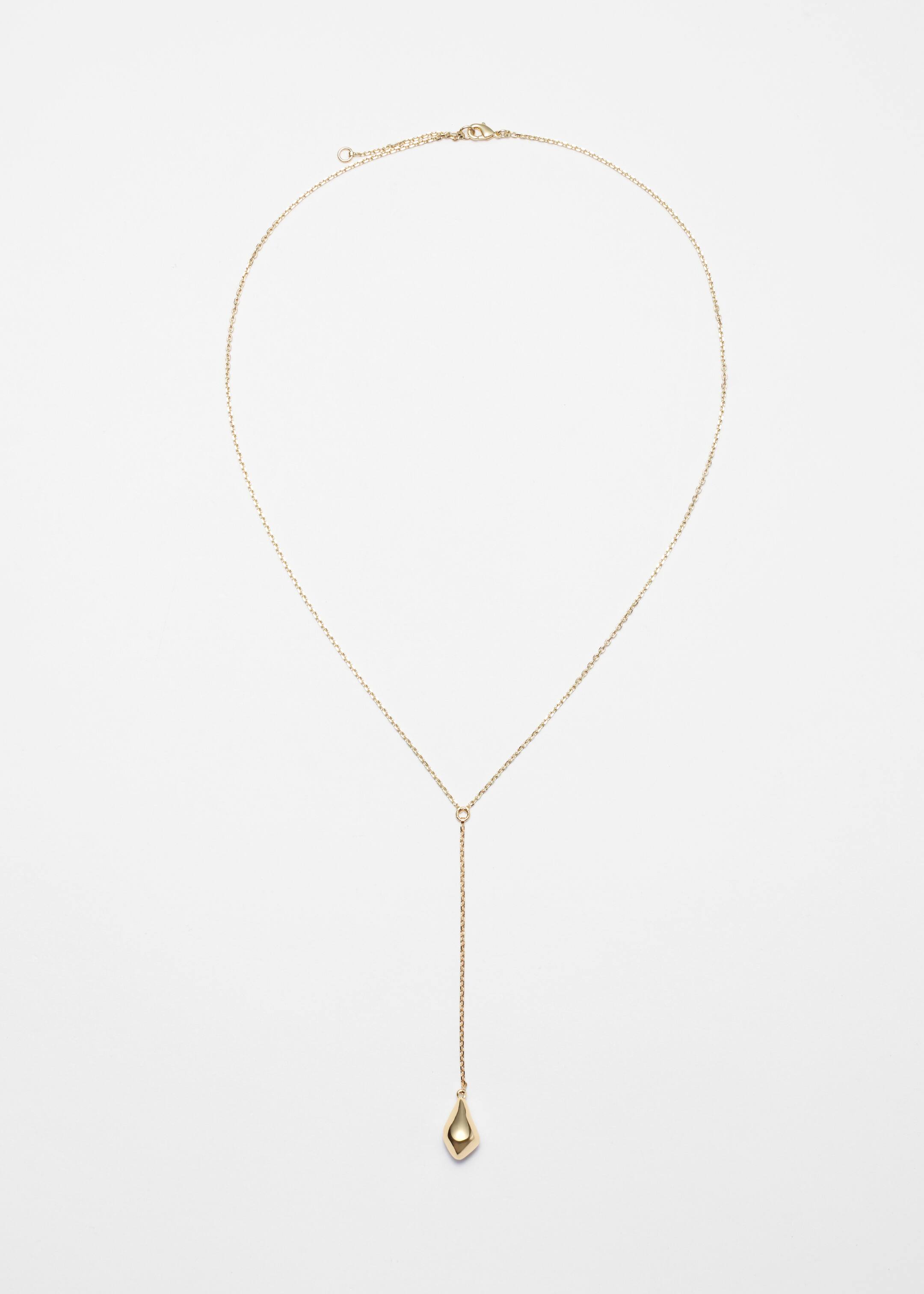 Ver imagem maior: Colar com pingente esculpido tipo seixo - Dourado - SENHORA | H&M PT 1