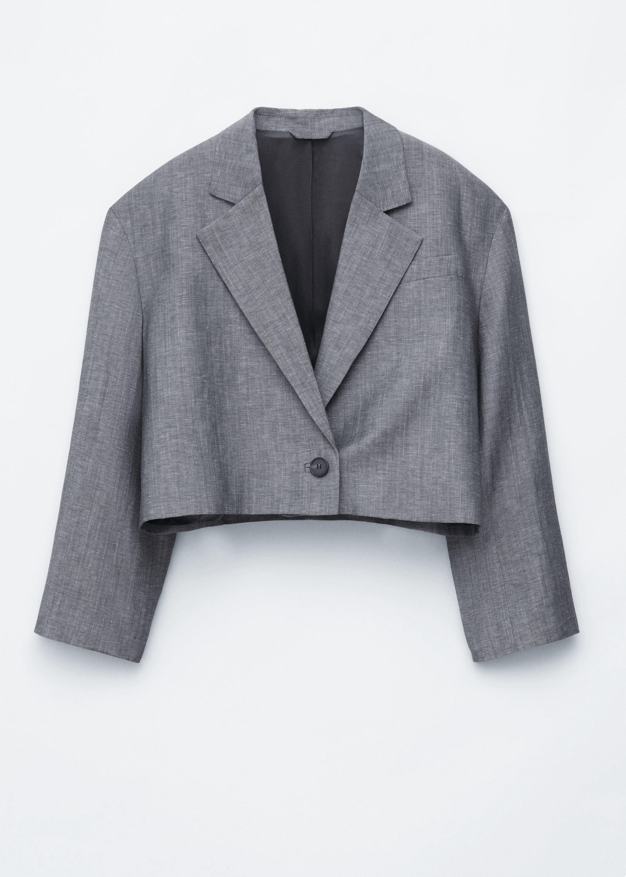 Cropped Oversized Blazer