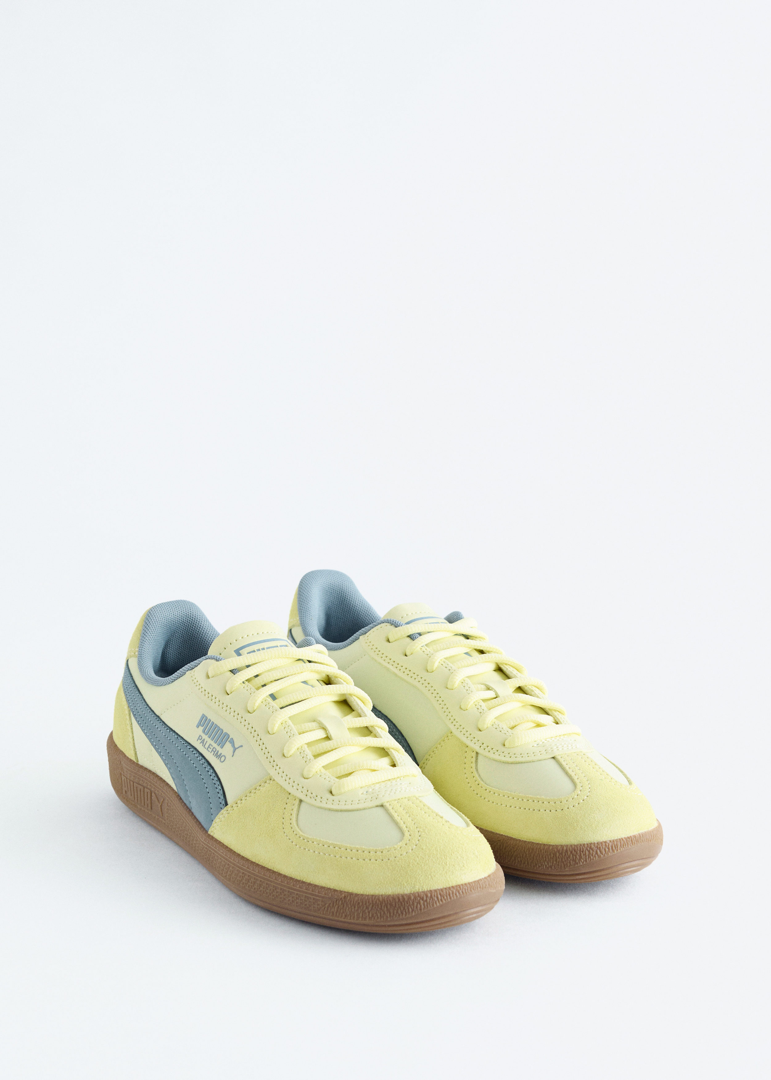 Puma Palermo Pop Sneakers - Light Yellow/Grey - & Other