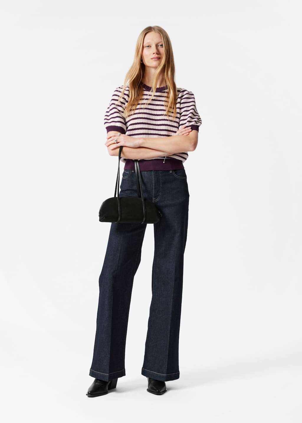 Image of Scalloped Knit Top