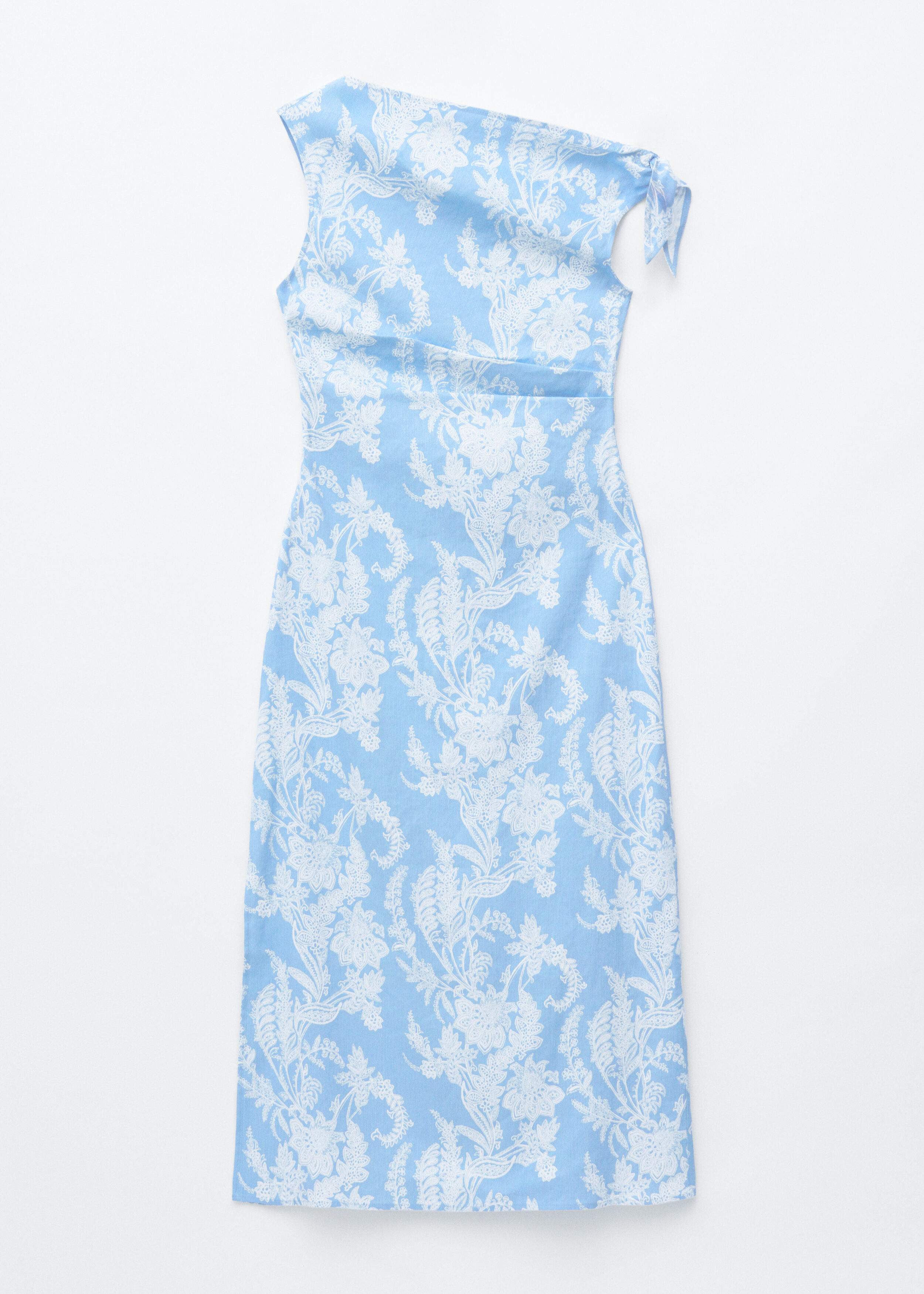 Cos FLOATY ASYMMETRIC MIDI DRESS