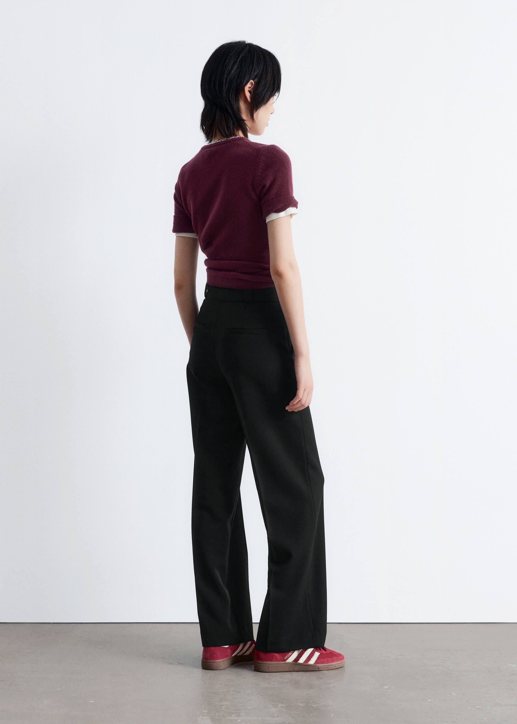 Преглед на по-голямо изображение: Wide Press-Crease Trousers - Черно - ЖЕНИ | H&M BG 5