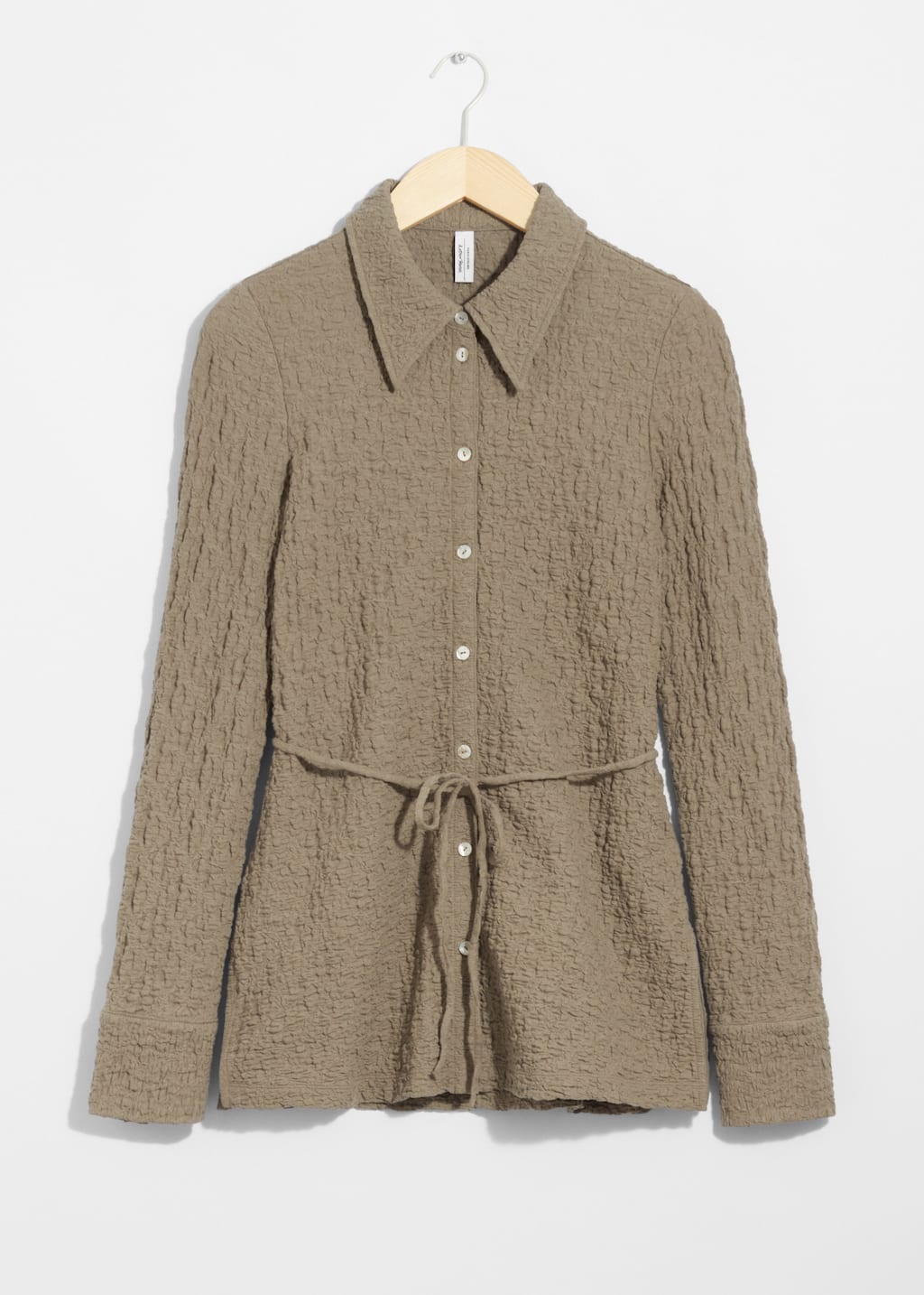 Camicia in tessuto lavorato - Talpa - Natura morta