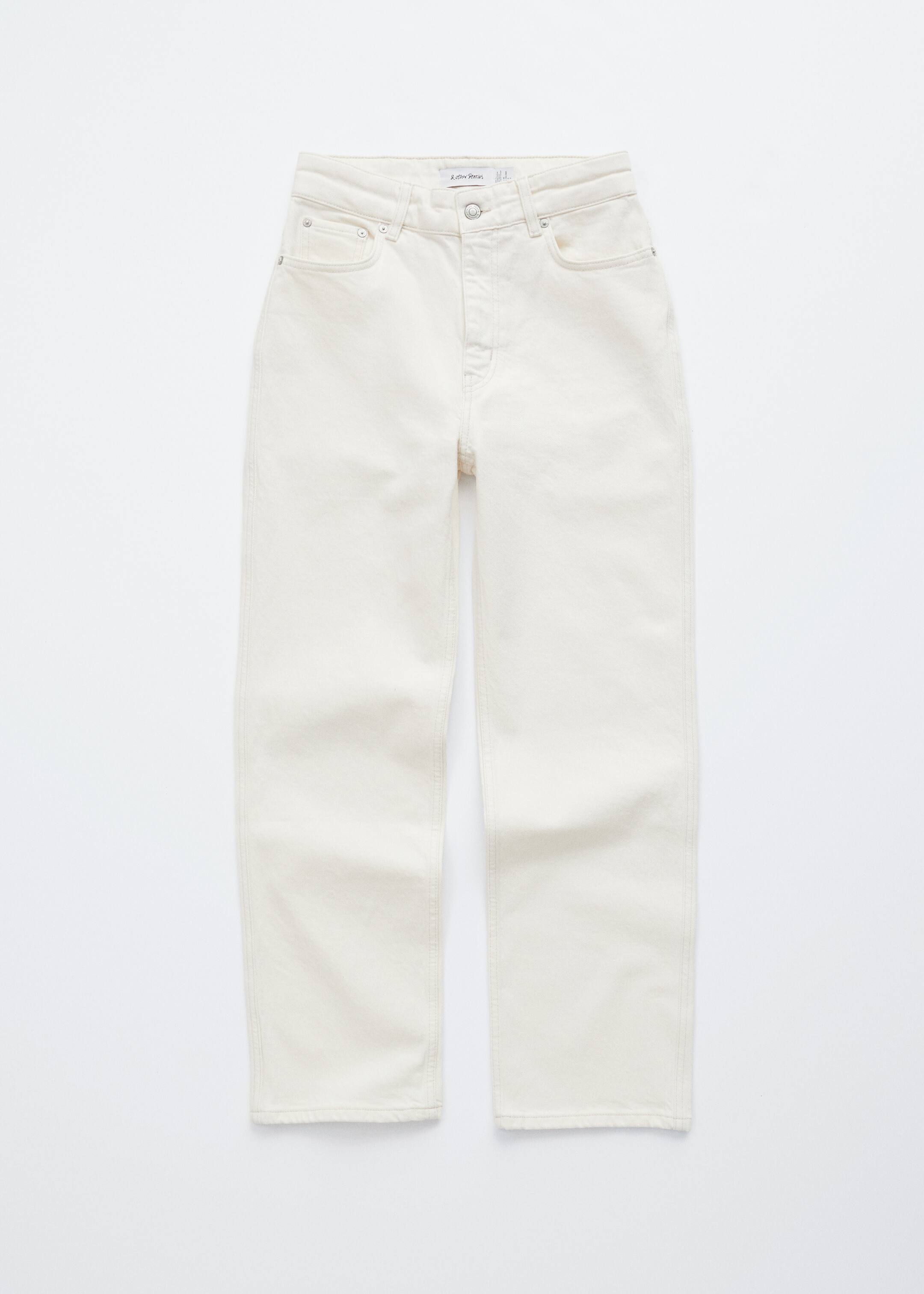 Преглед на по-голямо изображение: Cropped Slim-Leg Jeans - Бяло - ЖЕНИ | H&M BG 8
