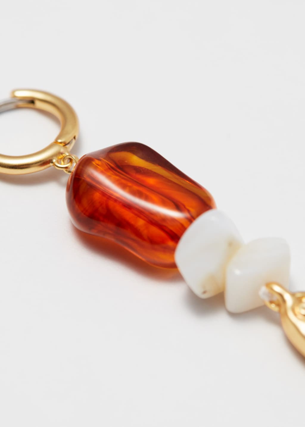 Image of Embellished Hoop Earrings