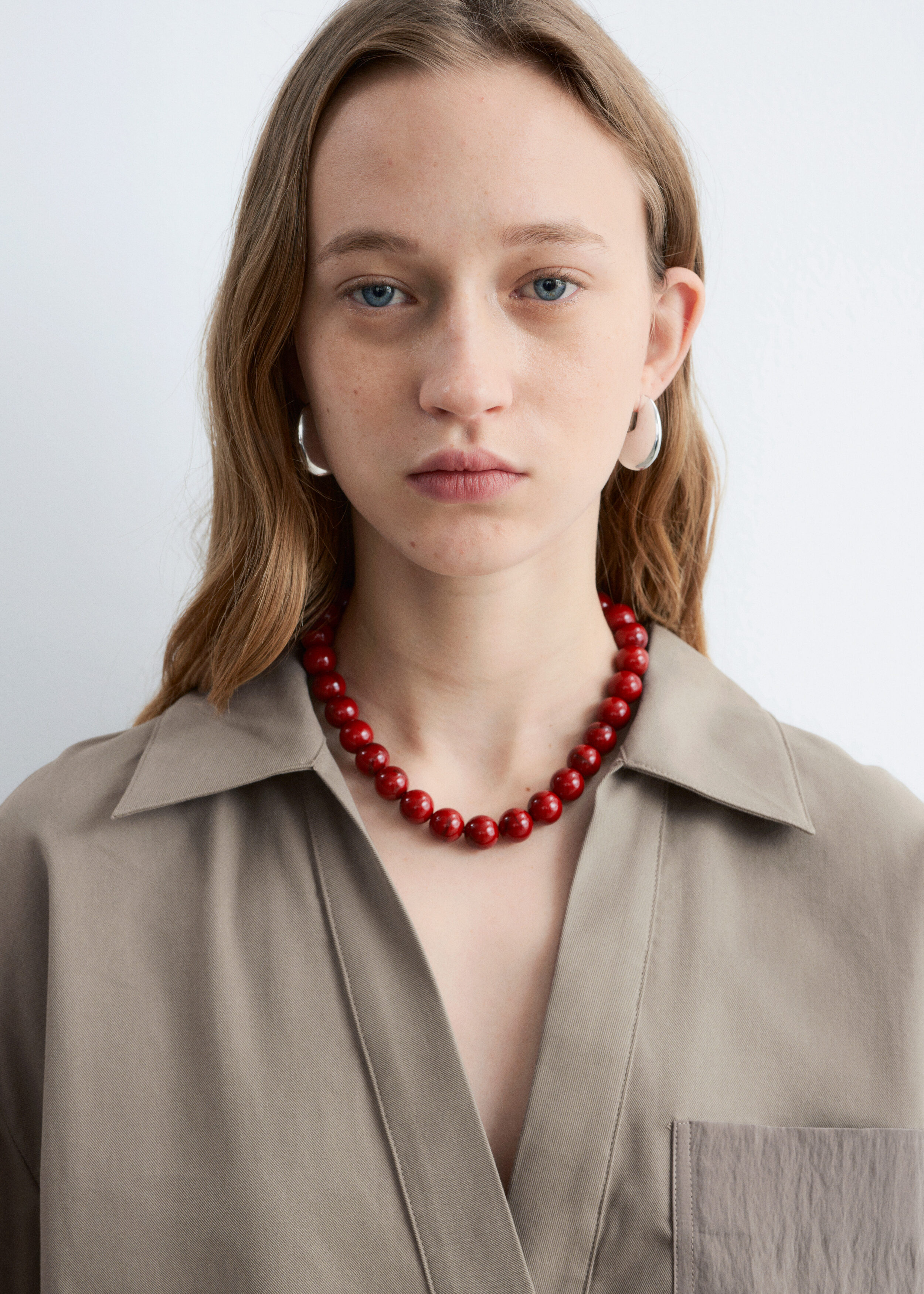 Short Bead Necklace - Red - Accessories | & Other Stories US
