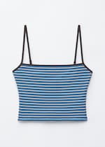 Dark Brown/White/Blue
