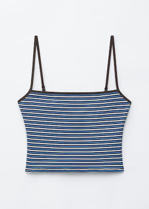 Dark Brown/White/Blue