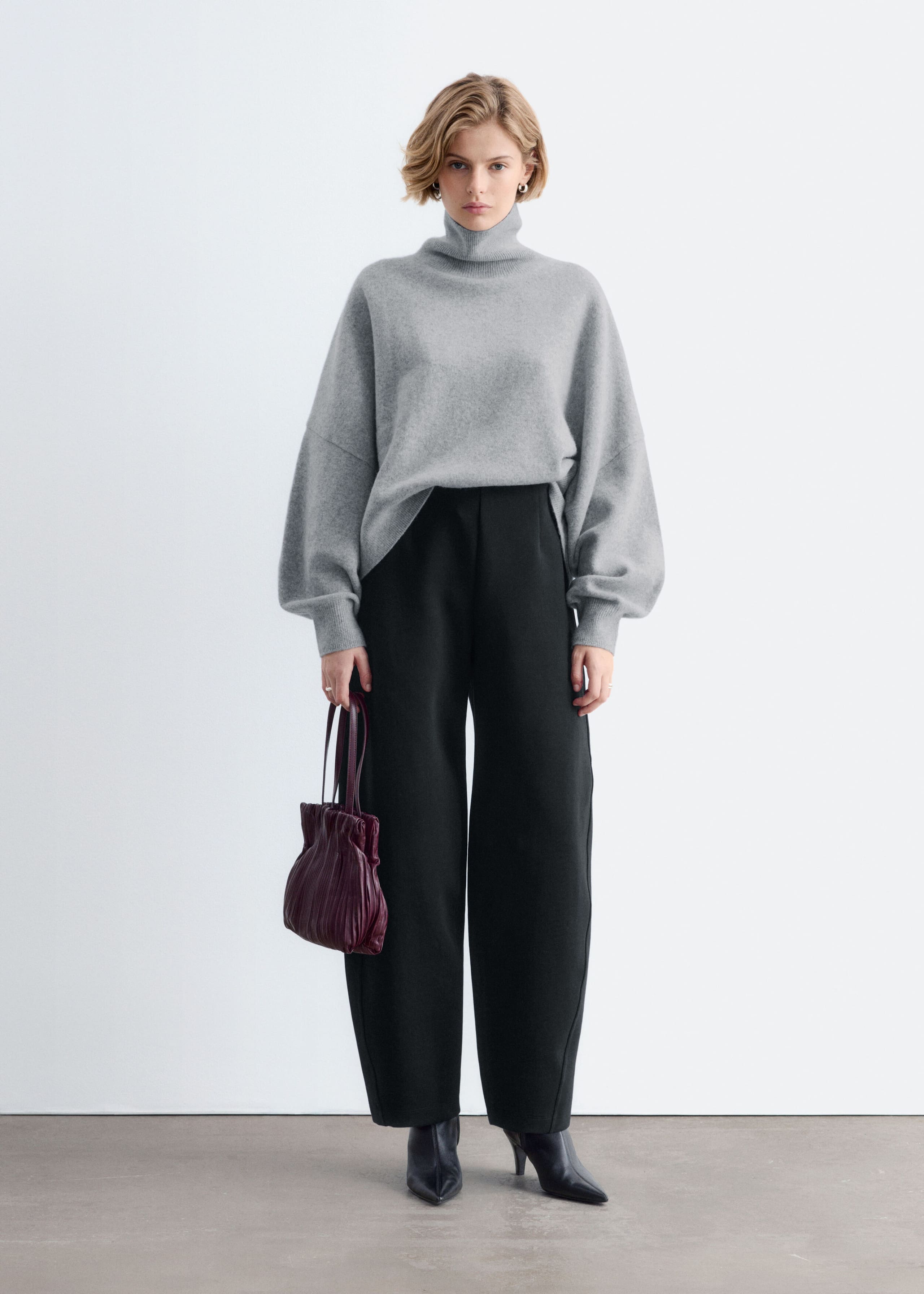 Scuba Jersey Trousers - Black - Lookbook