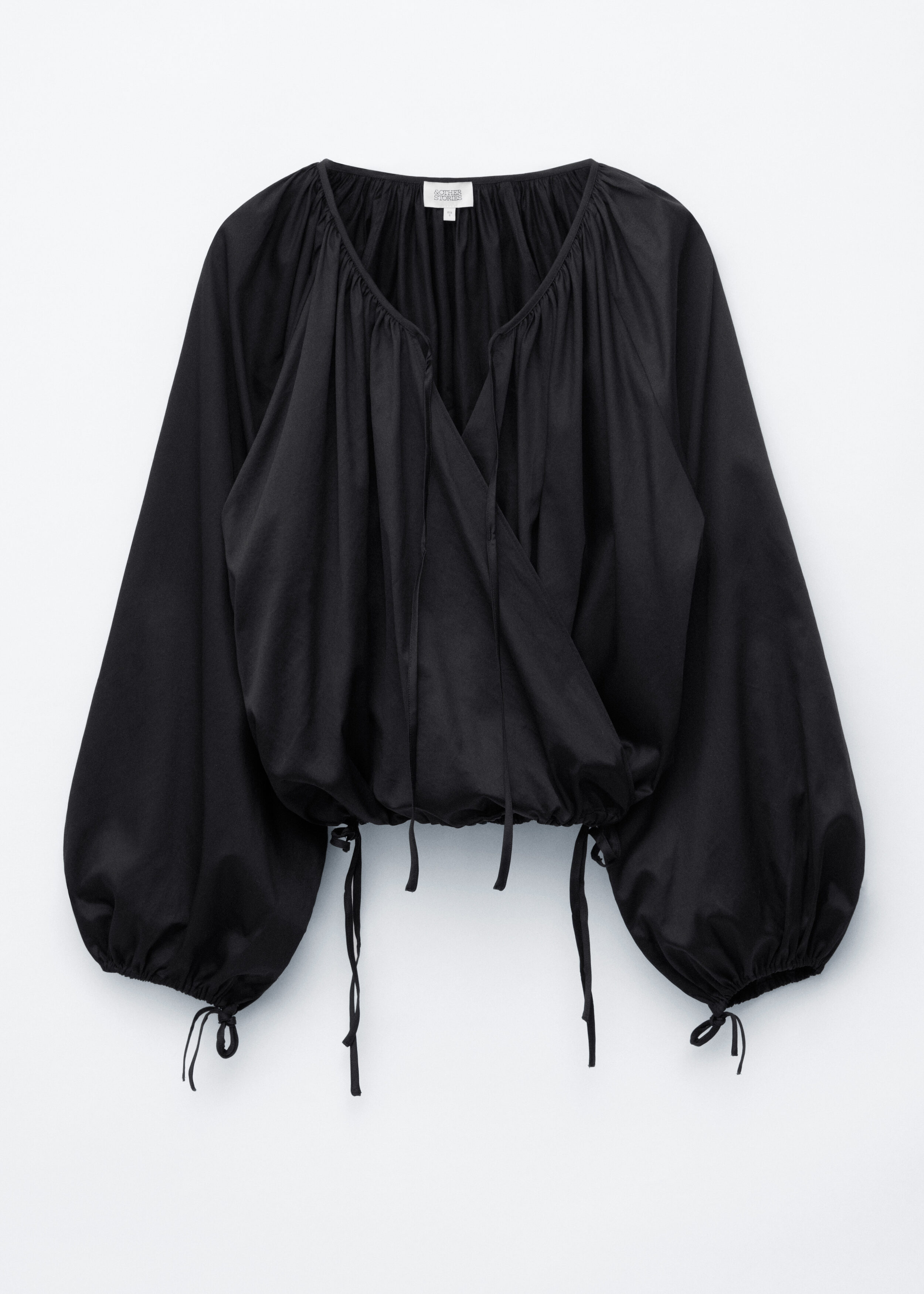 Wrap Cotton Blouse