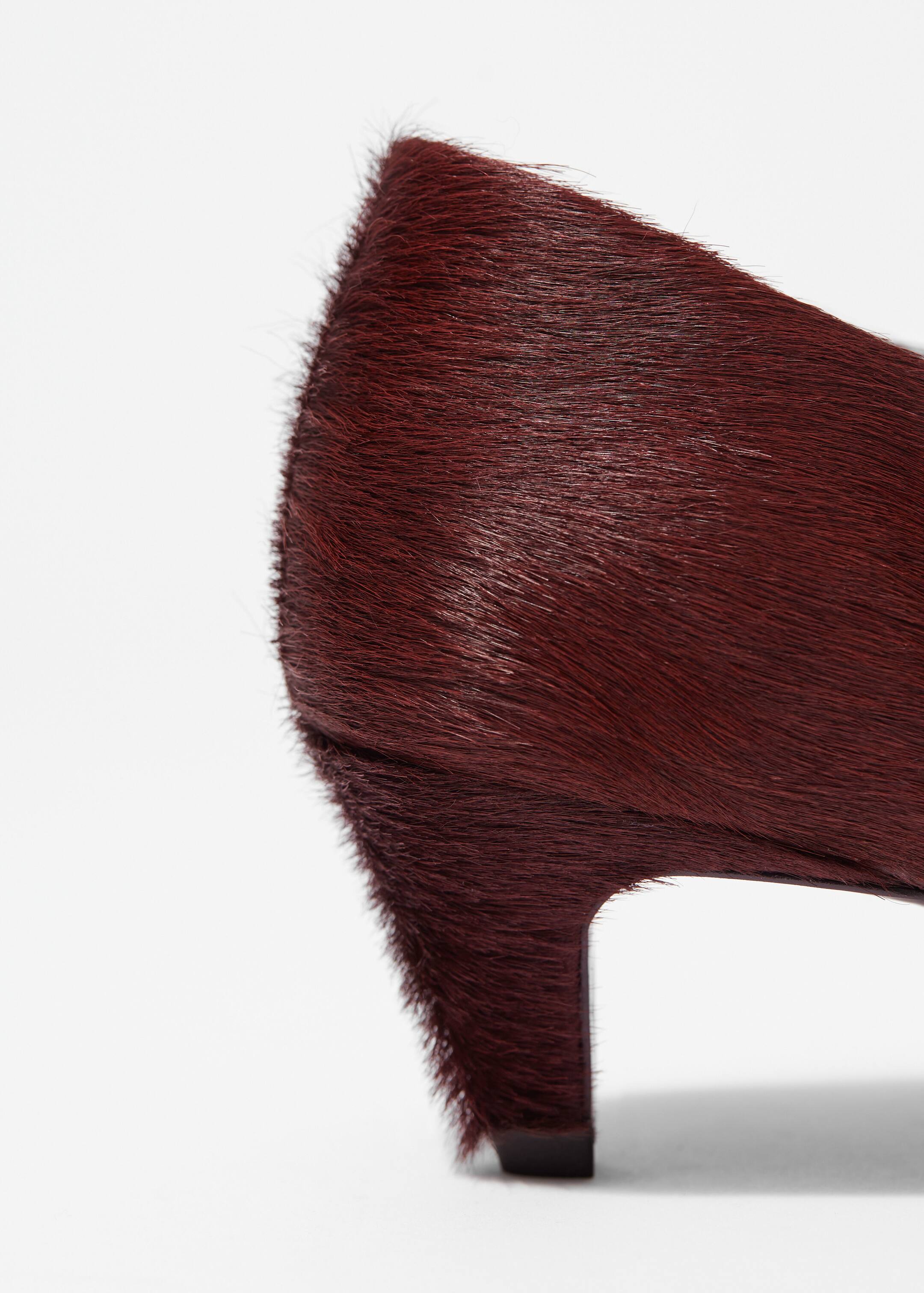 Vezi imaginea mai mare: Pantofi din piele - Burgundy - FEMEI | H&M RO 3