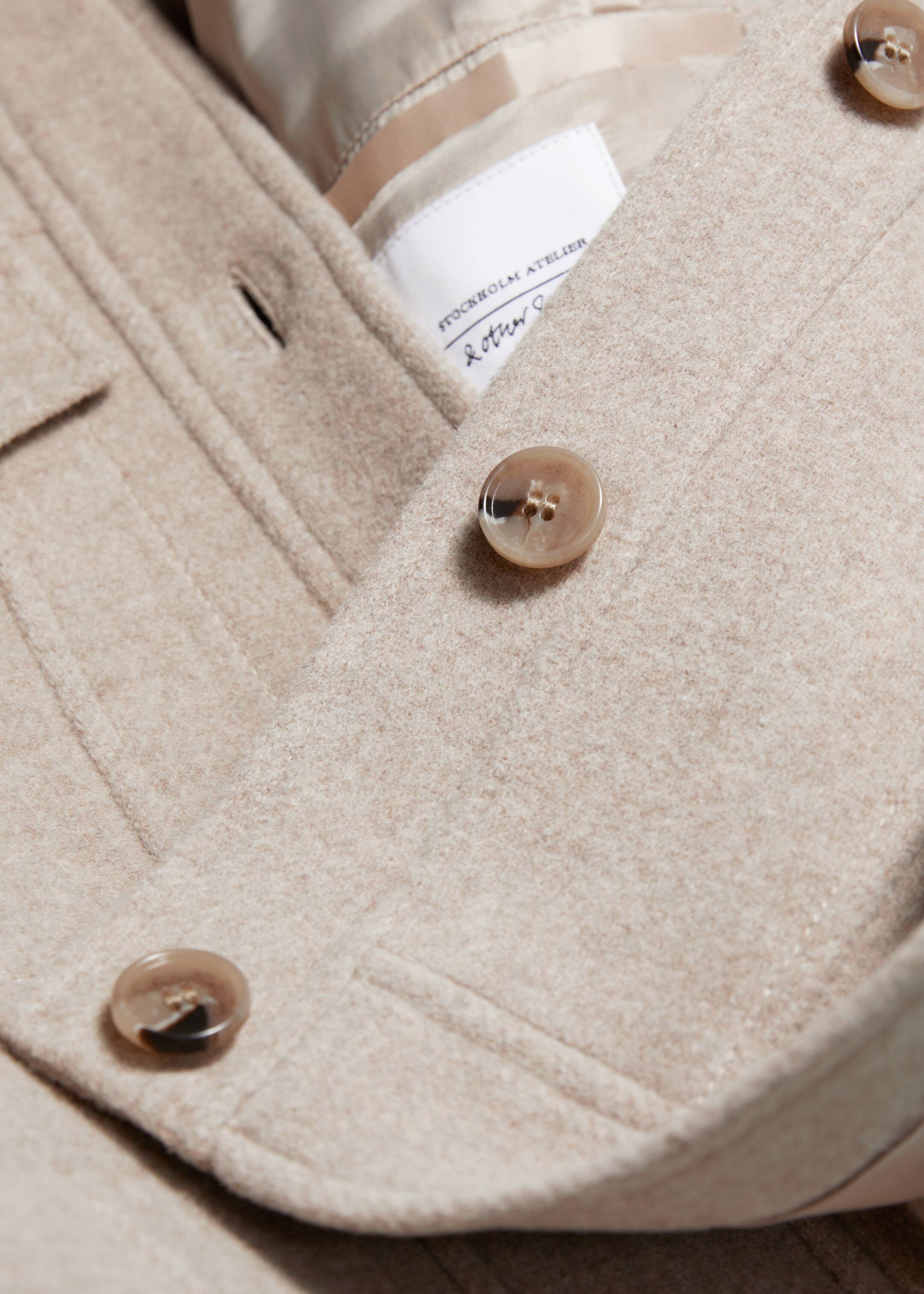 Größeres Bild ansehen: Wolljacke mit Kragen - Beige - Ladies | H&M DE 3