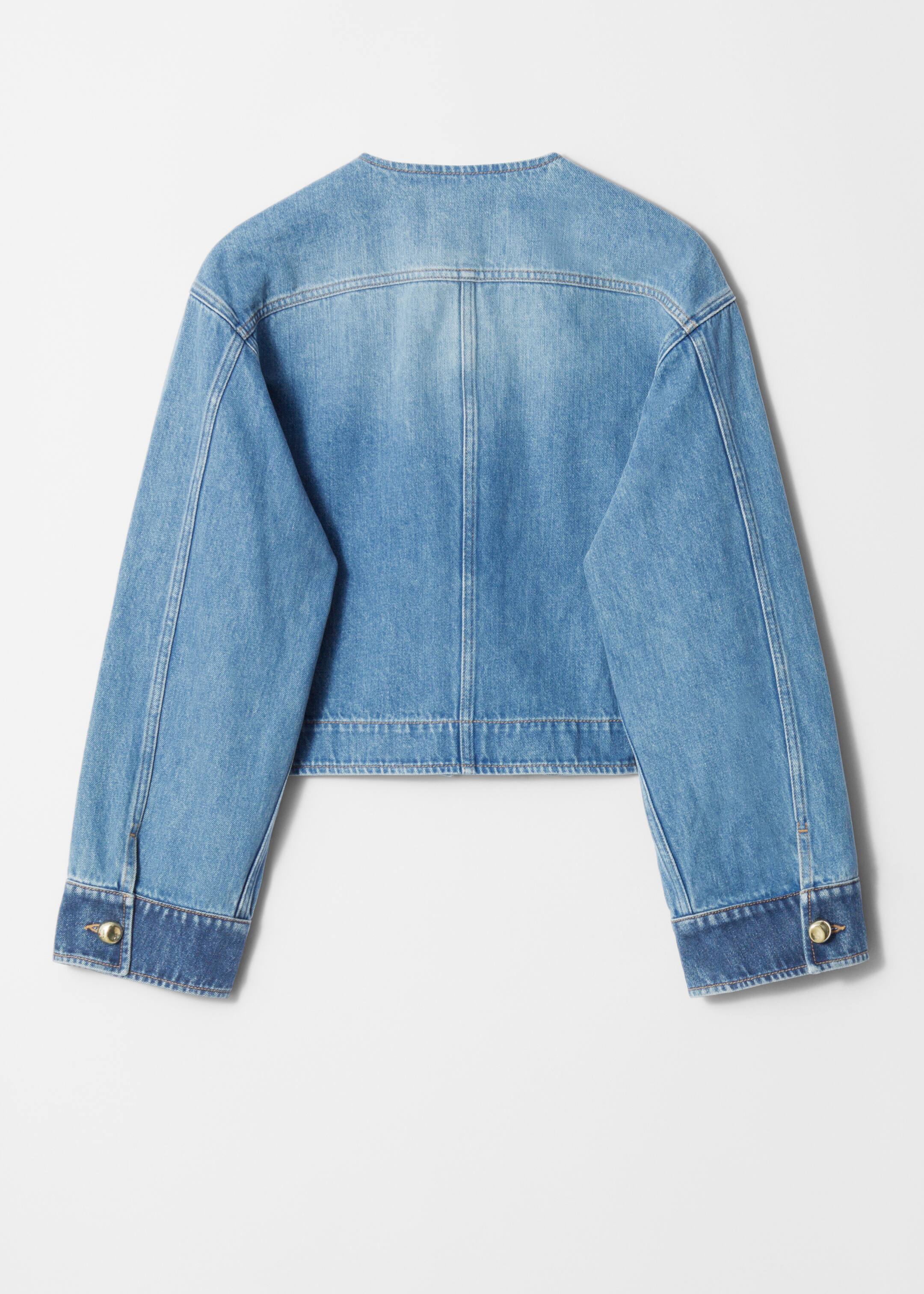 Agrandir l'image: Veste courte en jean - Bleu moyen - FEMME | H&M FR 2