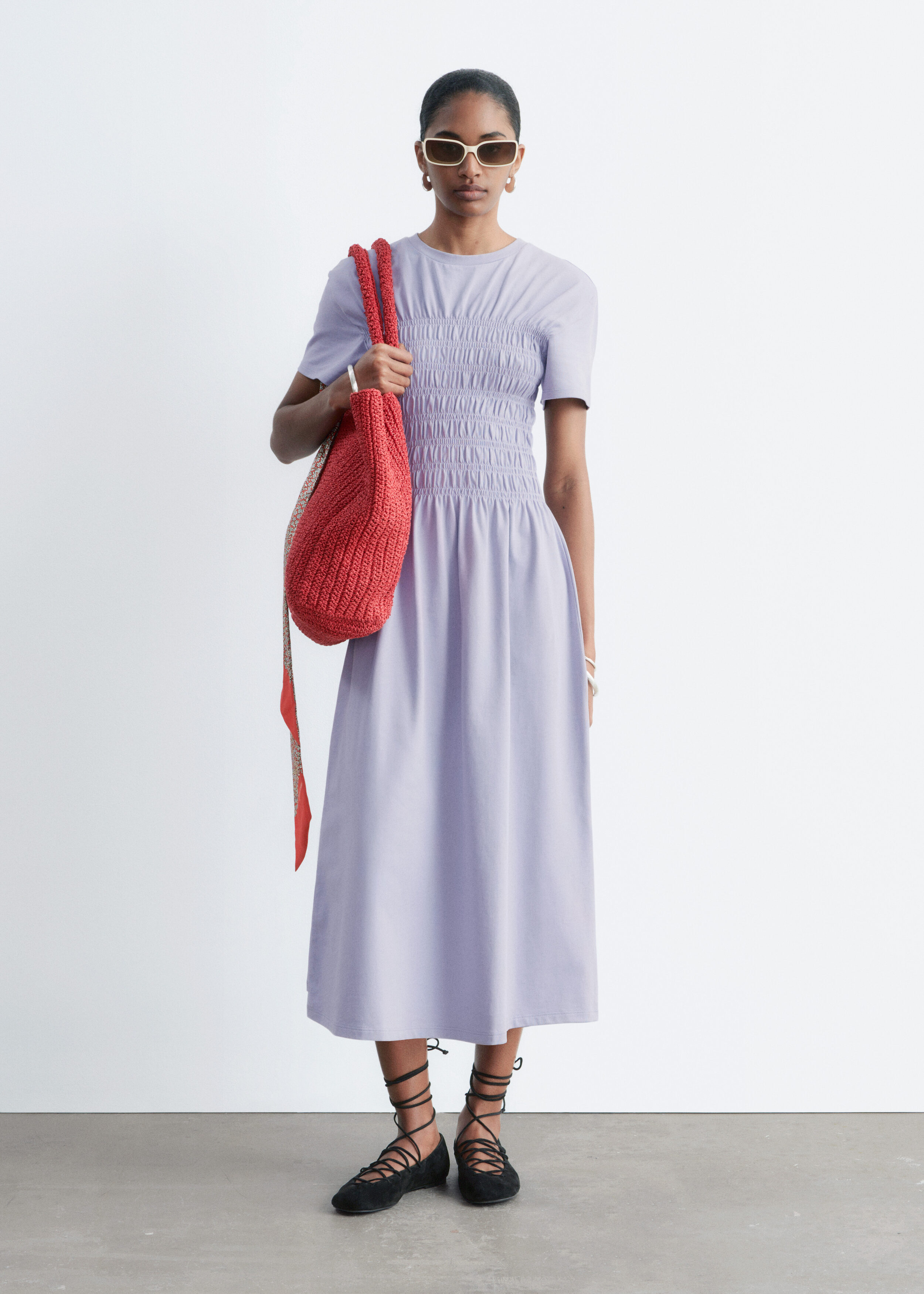 checkerboard midi dress Millie Midi Dress in Checkerboard Petals