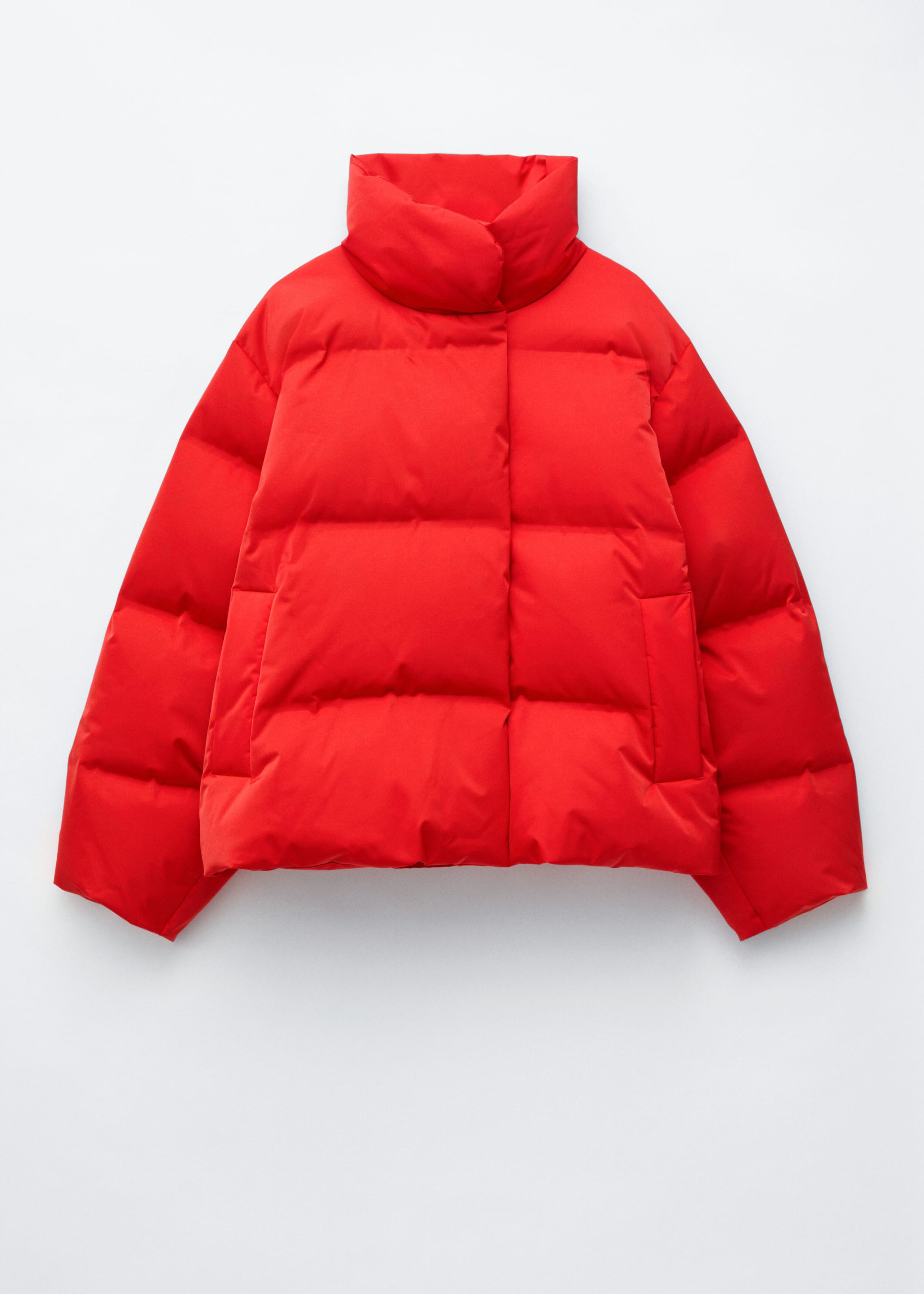 Down Puffer Jacket - Red - Still Life