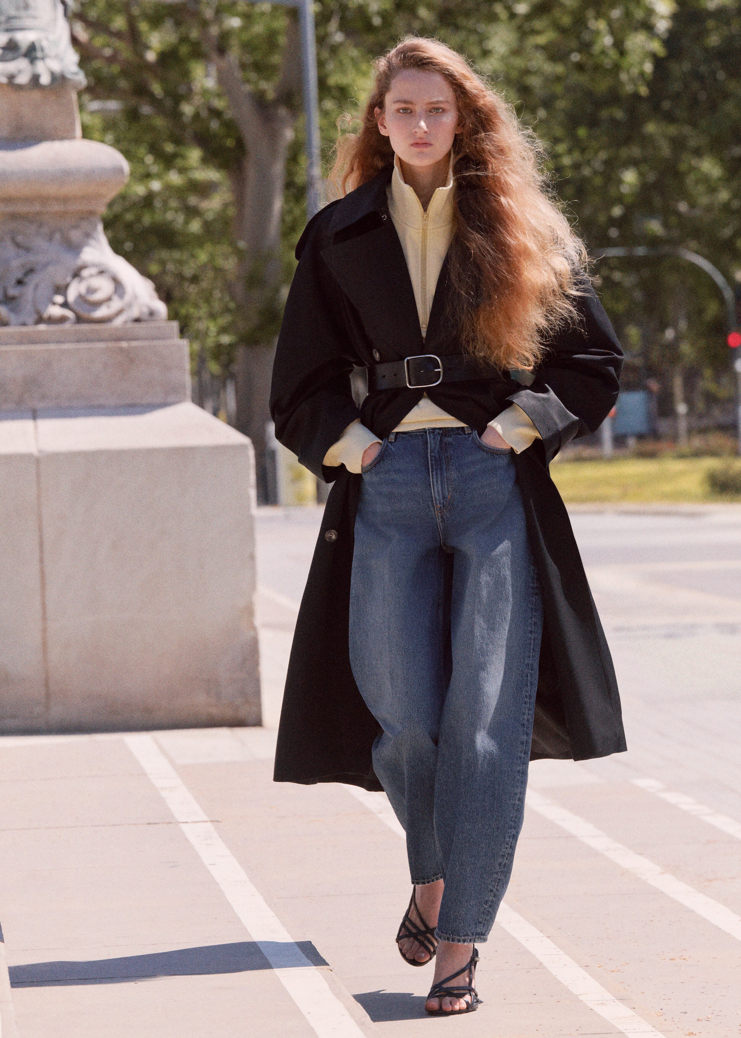 Relaxed Trench Coat - Black - Jackets - & Other Stories US