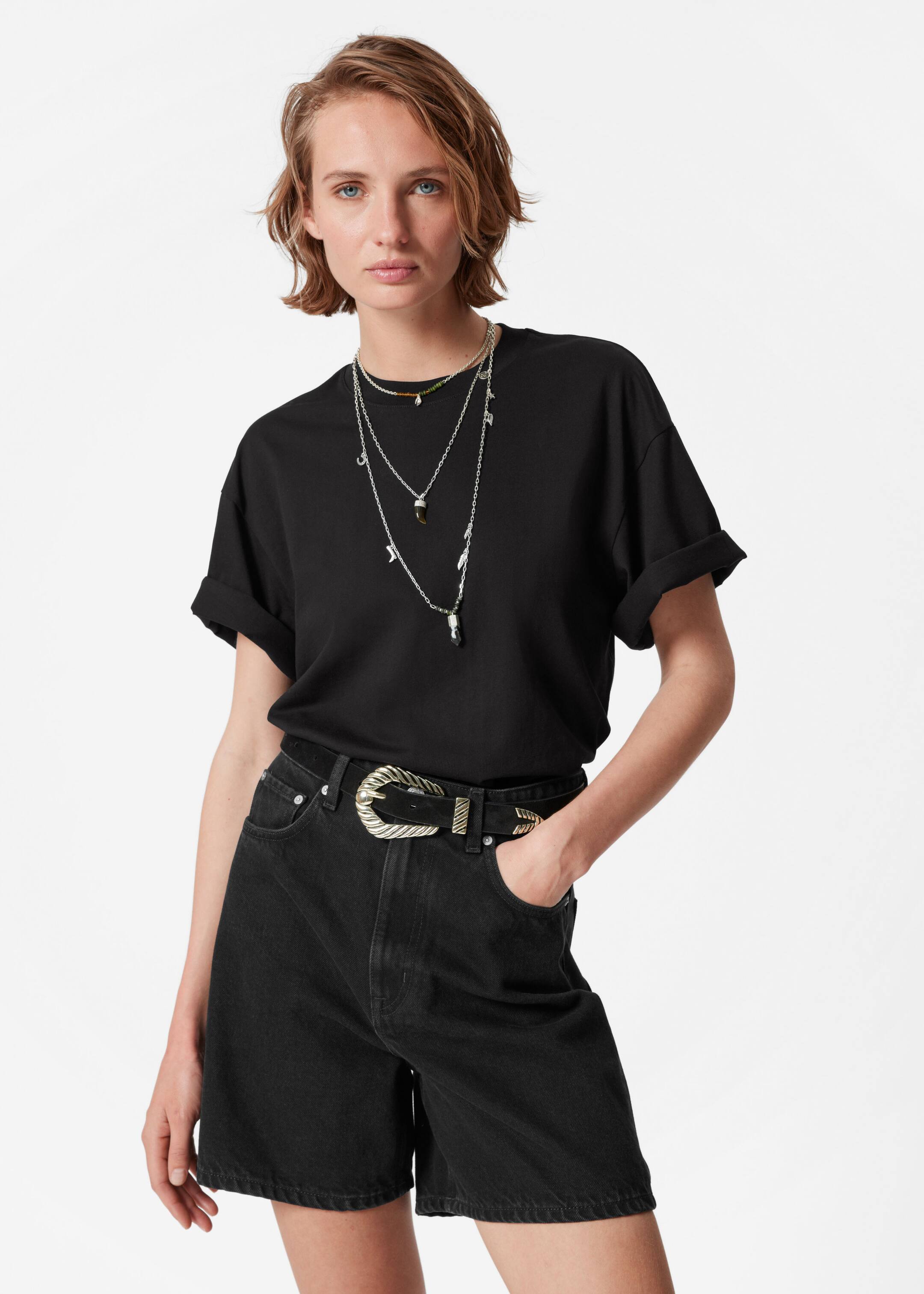 Grotere afbeelding bekijken: Boxy T-Shirt - Zwart - DAMES | H&M BE 2
