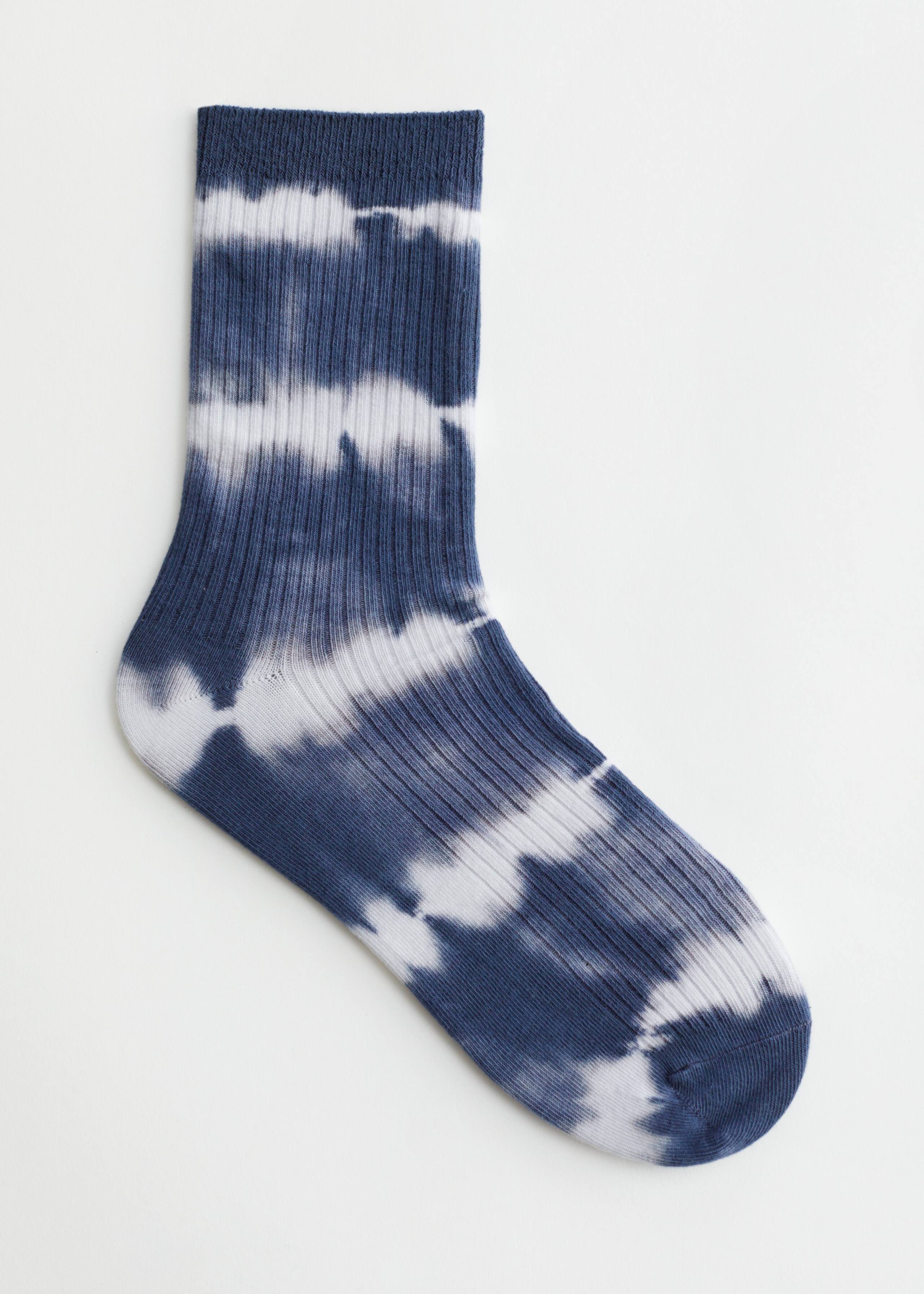 Ribbed Tie-Dye Socks - Pink Tie-Dye - Still Life