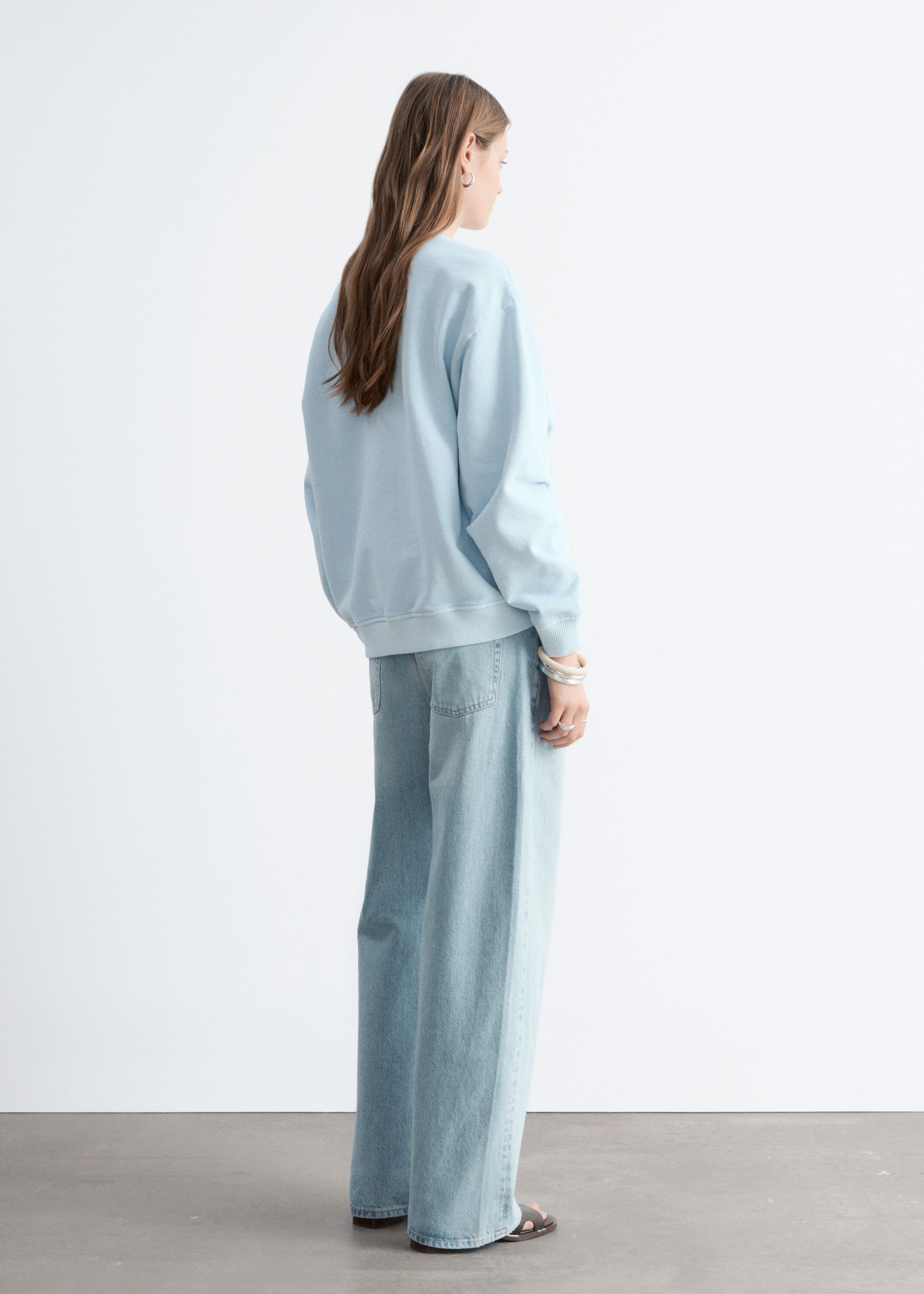 Image of Oversized Cotton-Jersey Sweatshirt